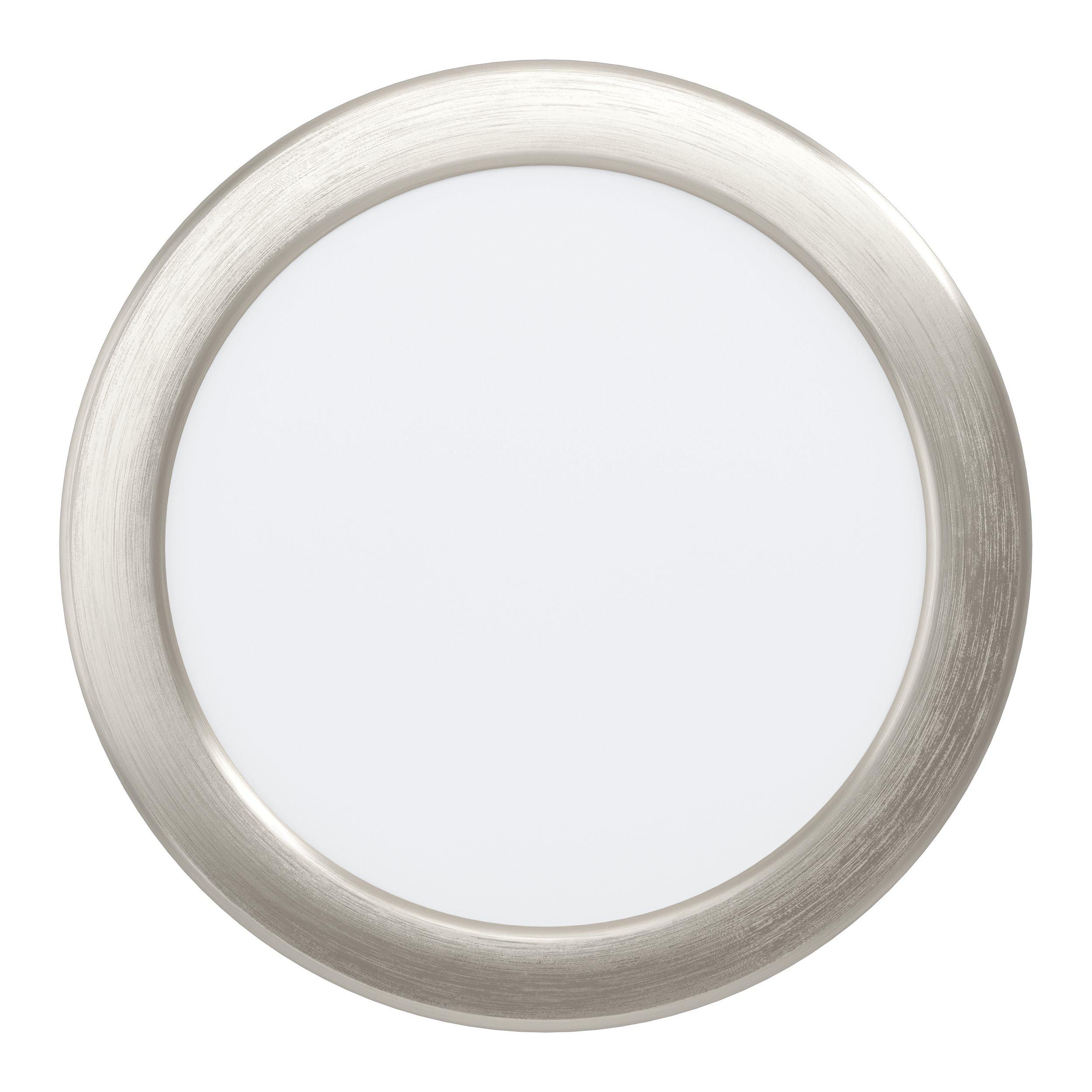 Spot à encastrer LED FUEVA 5 nickel Ø16,6cm