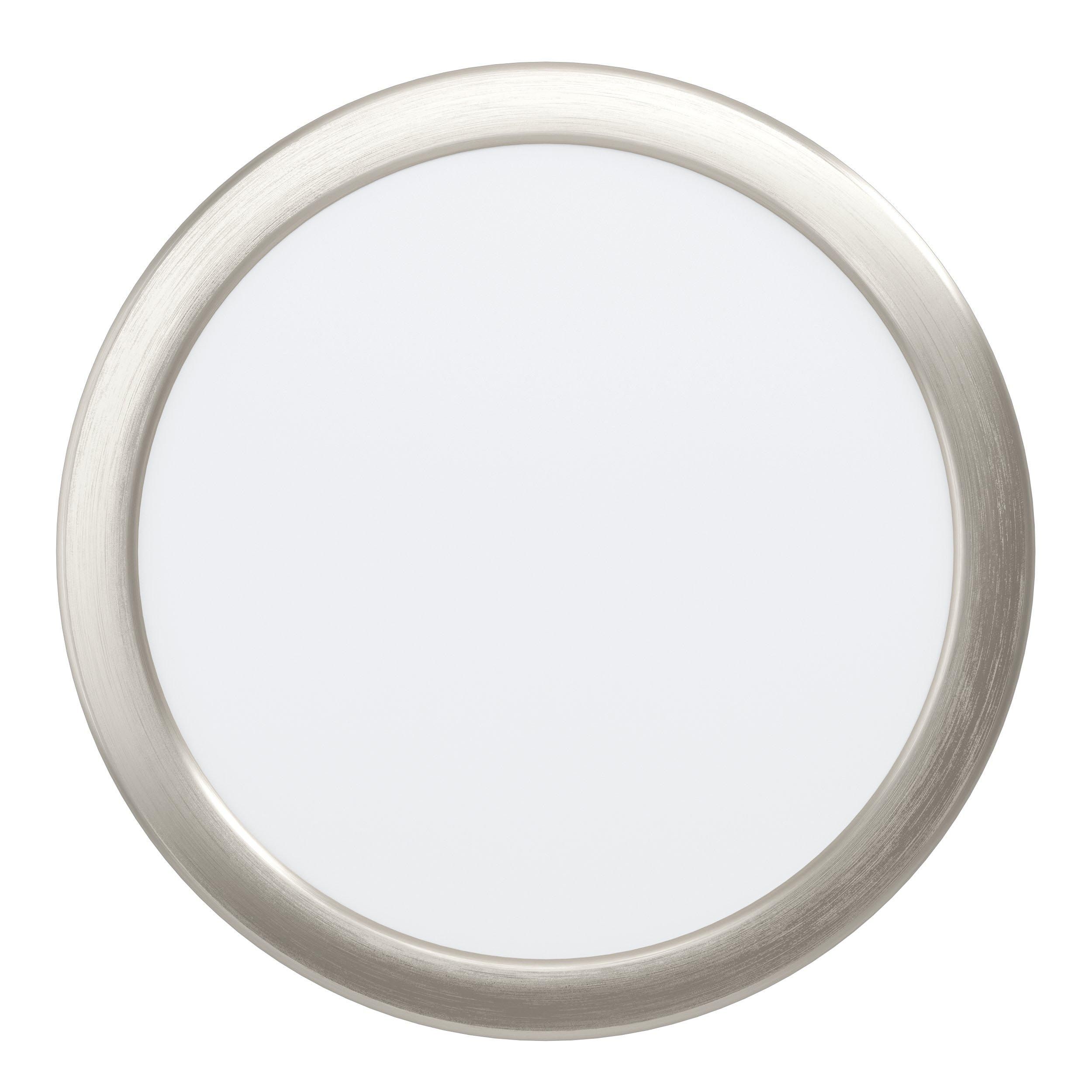 Spot à encastrer LED FUEVA 5 nickel Ø21,6cm
