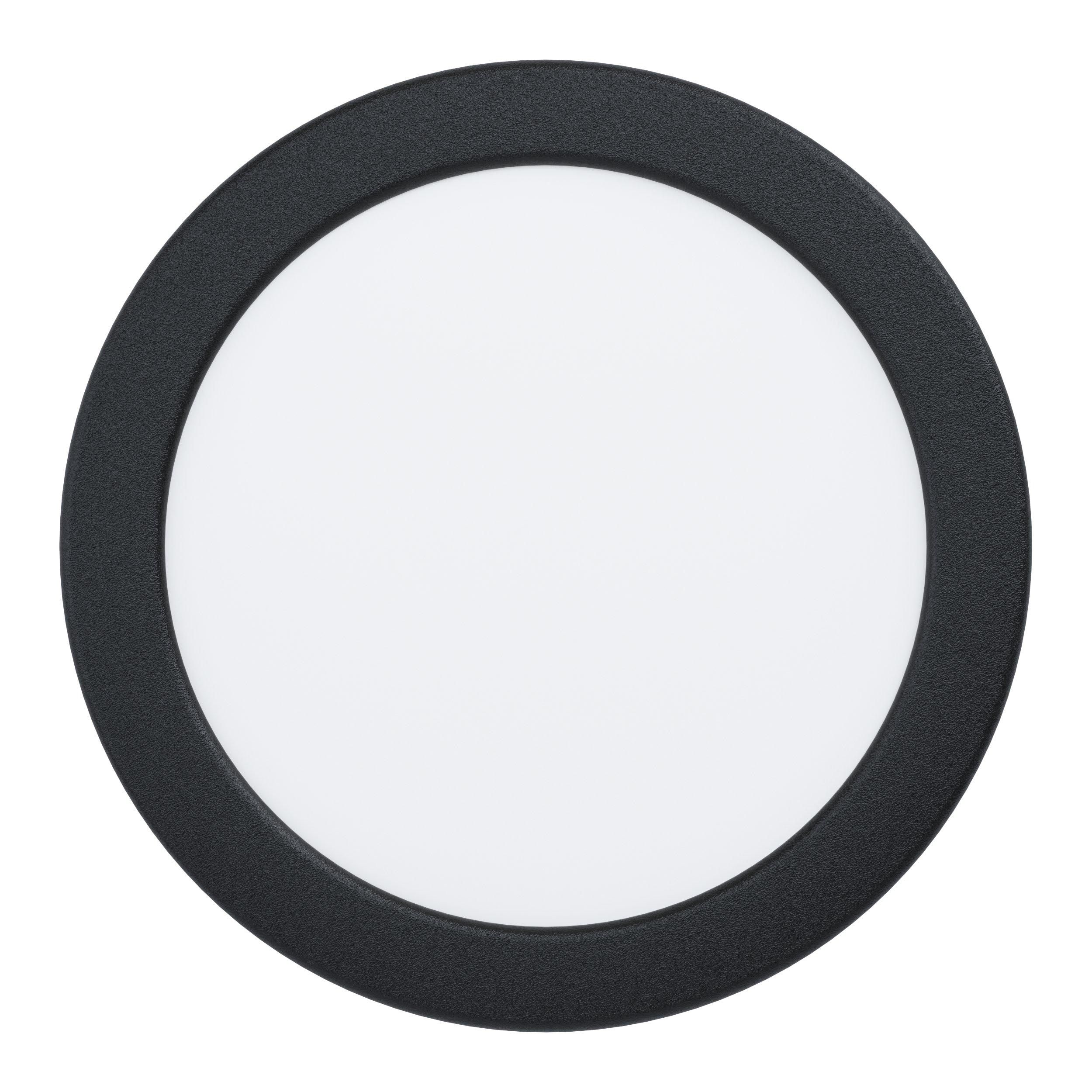 Spot à encastrer LED FUEVA 5 noir Ø16,5cm