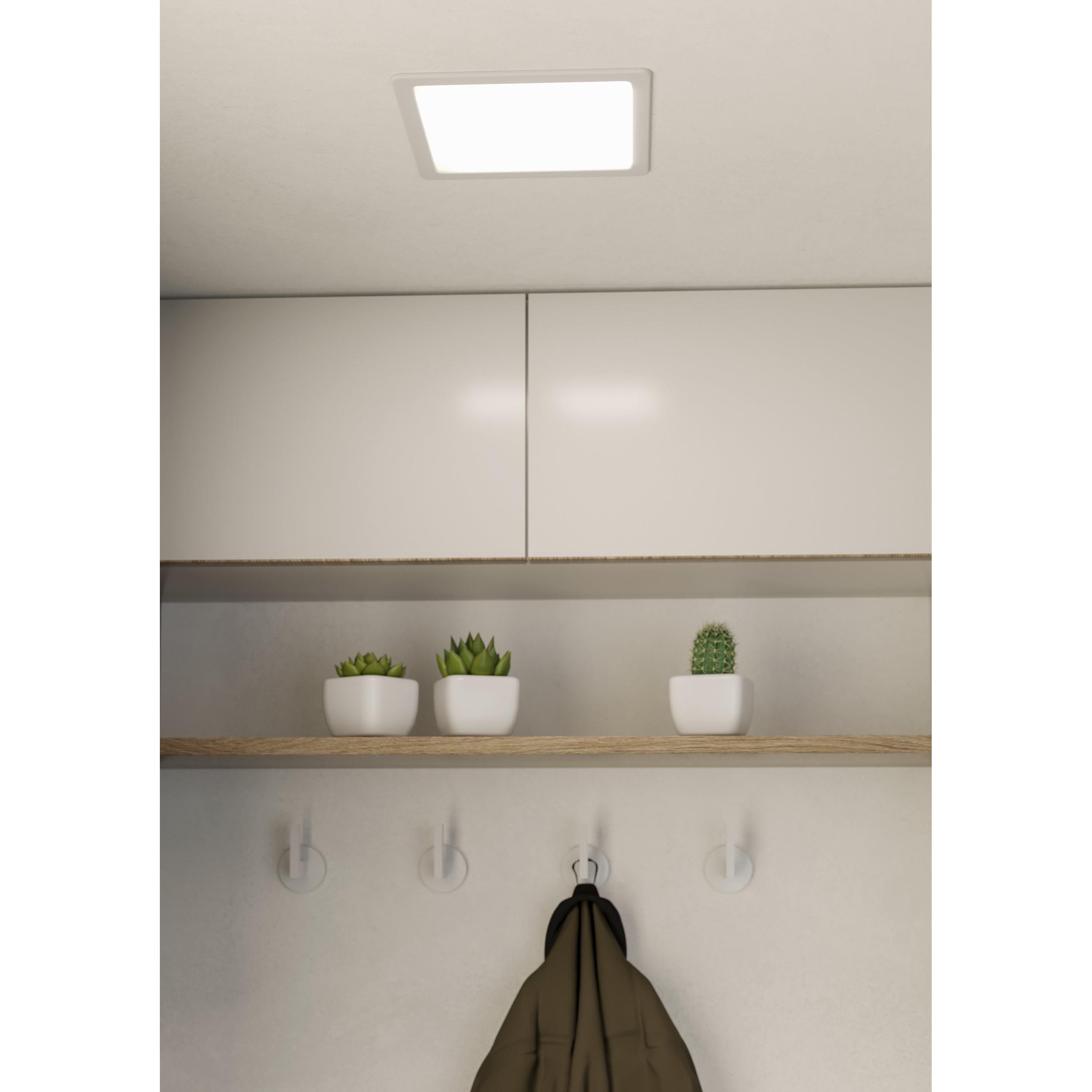 Spot à encastrer LED FUEVA 5 blanc 21,6x22cm