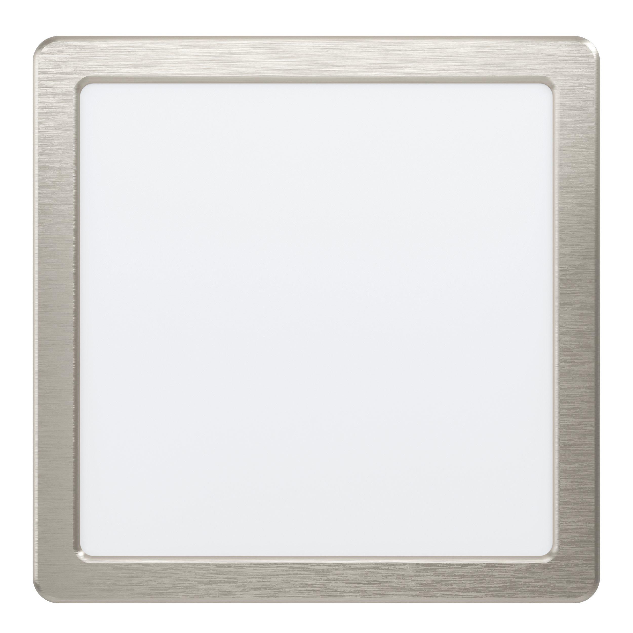 Spot à encastrer LED FUEVA 5 nickel 21,6x22cm