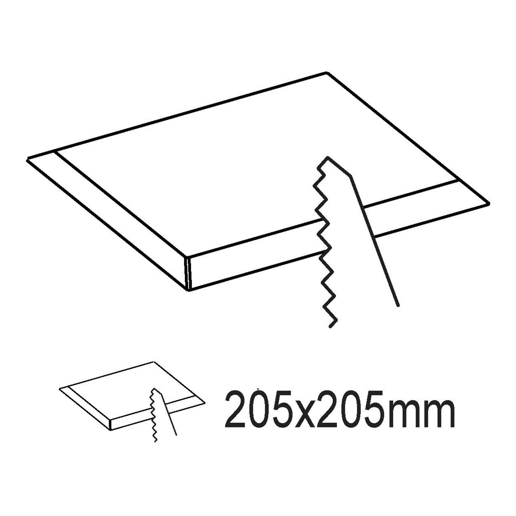 Spot à encastrer LED FUEVA 5 nickel 21,6x22cm