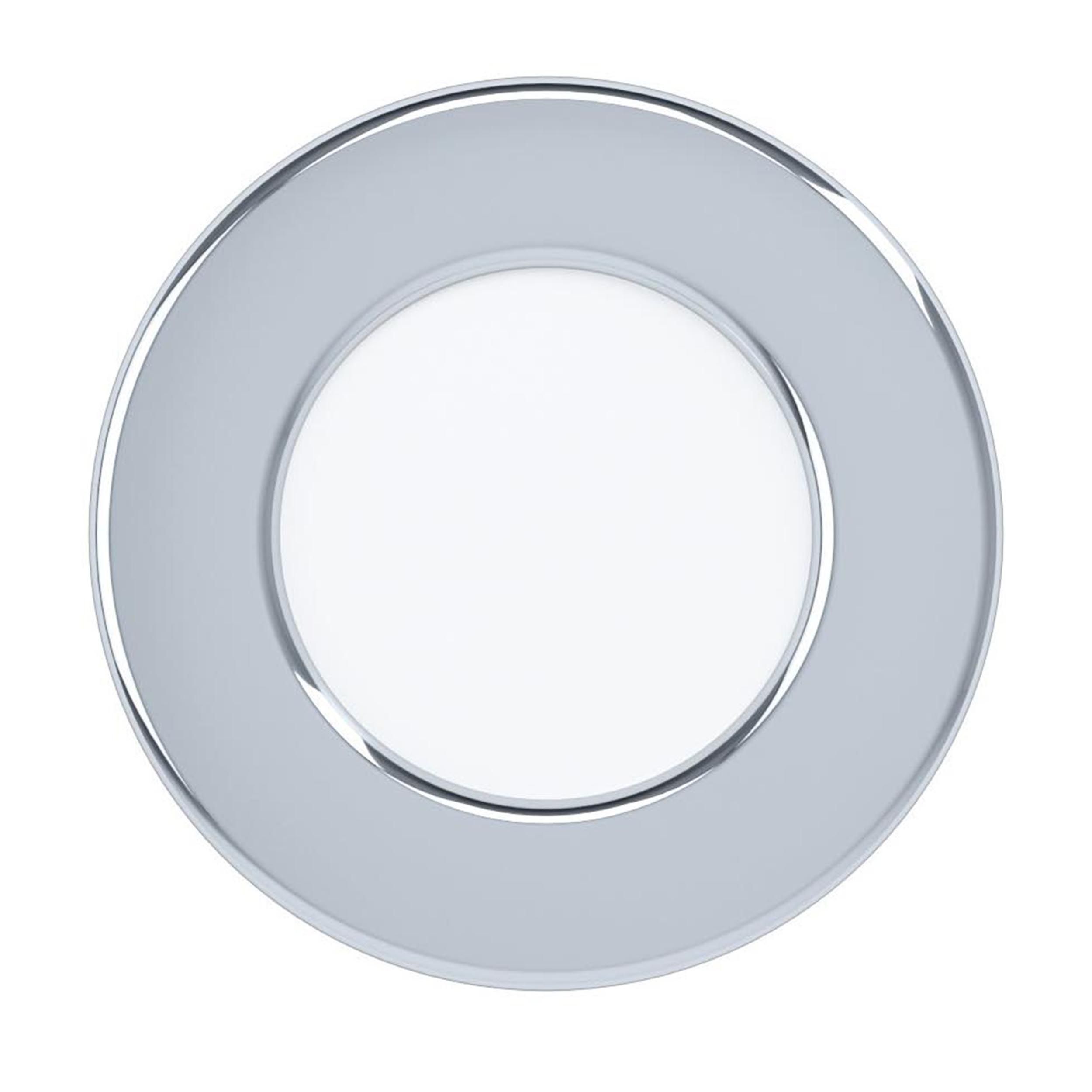 Spot à encastrer LED FUEVA 5 chrome Ø8,6cm