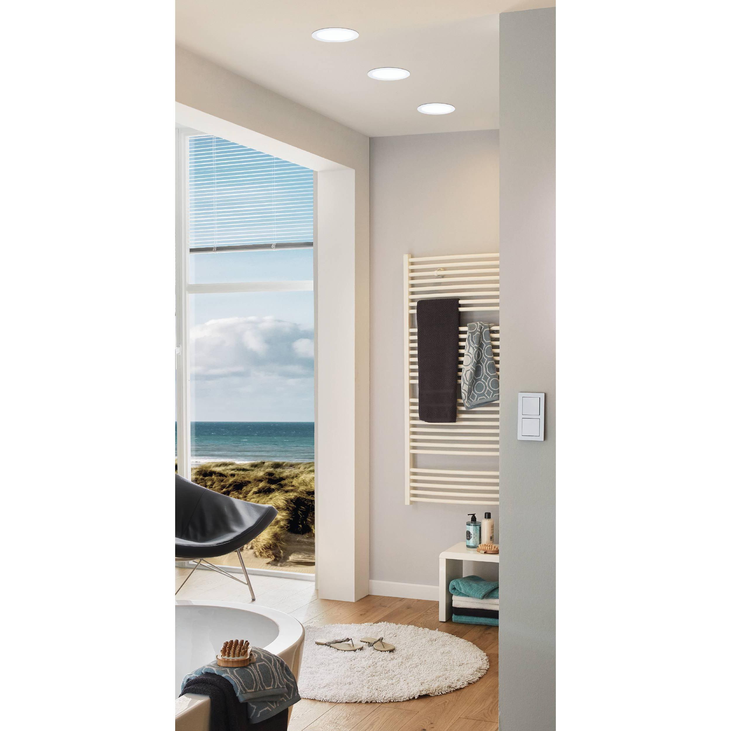Spot à encastrer LED FUEVA 5 blanc Ø16,6cm