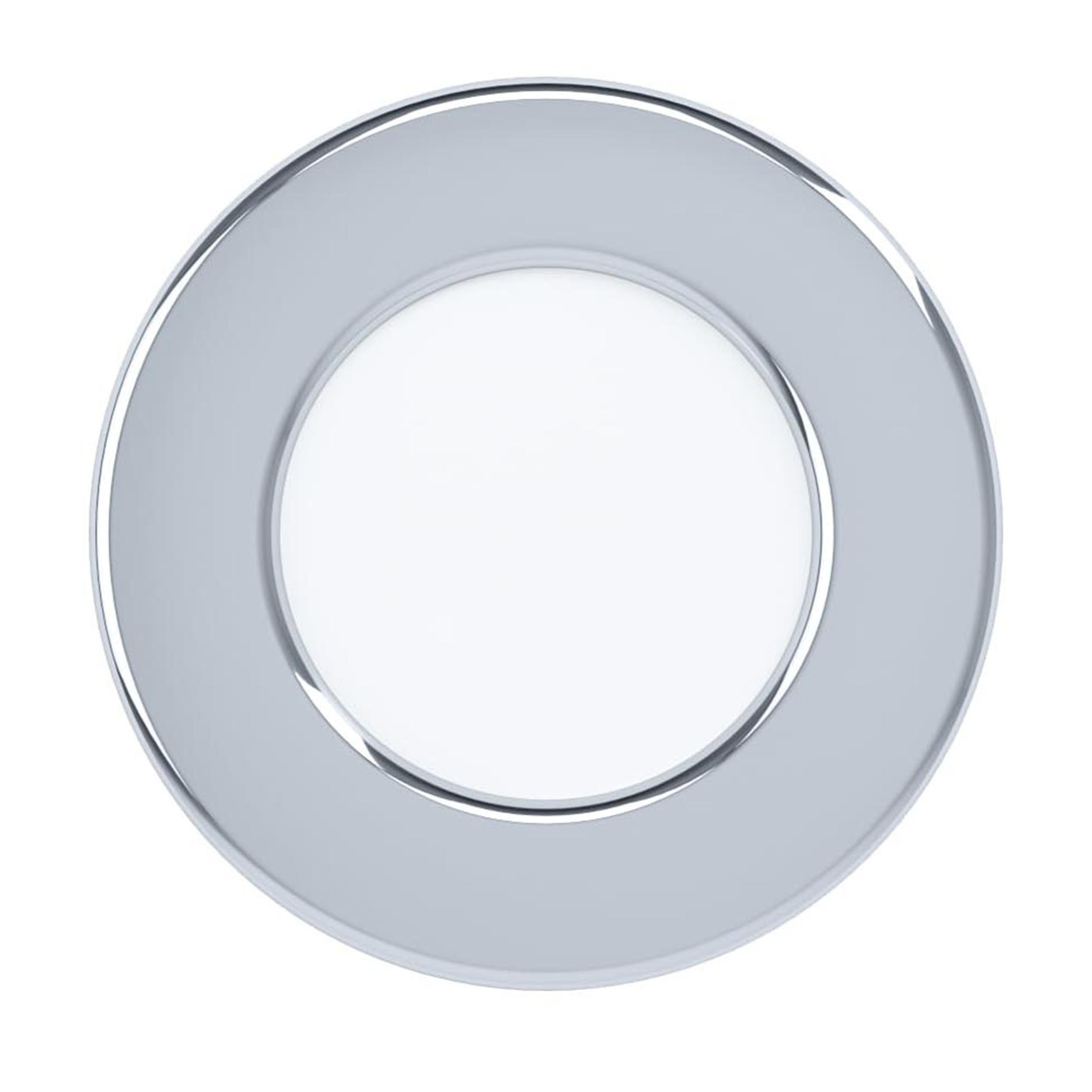 Spot à encastrer LED FUEVA 5 chrome Ø8,6cm