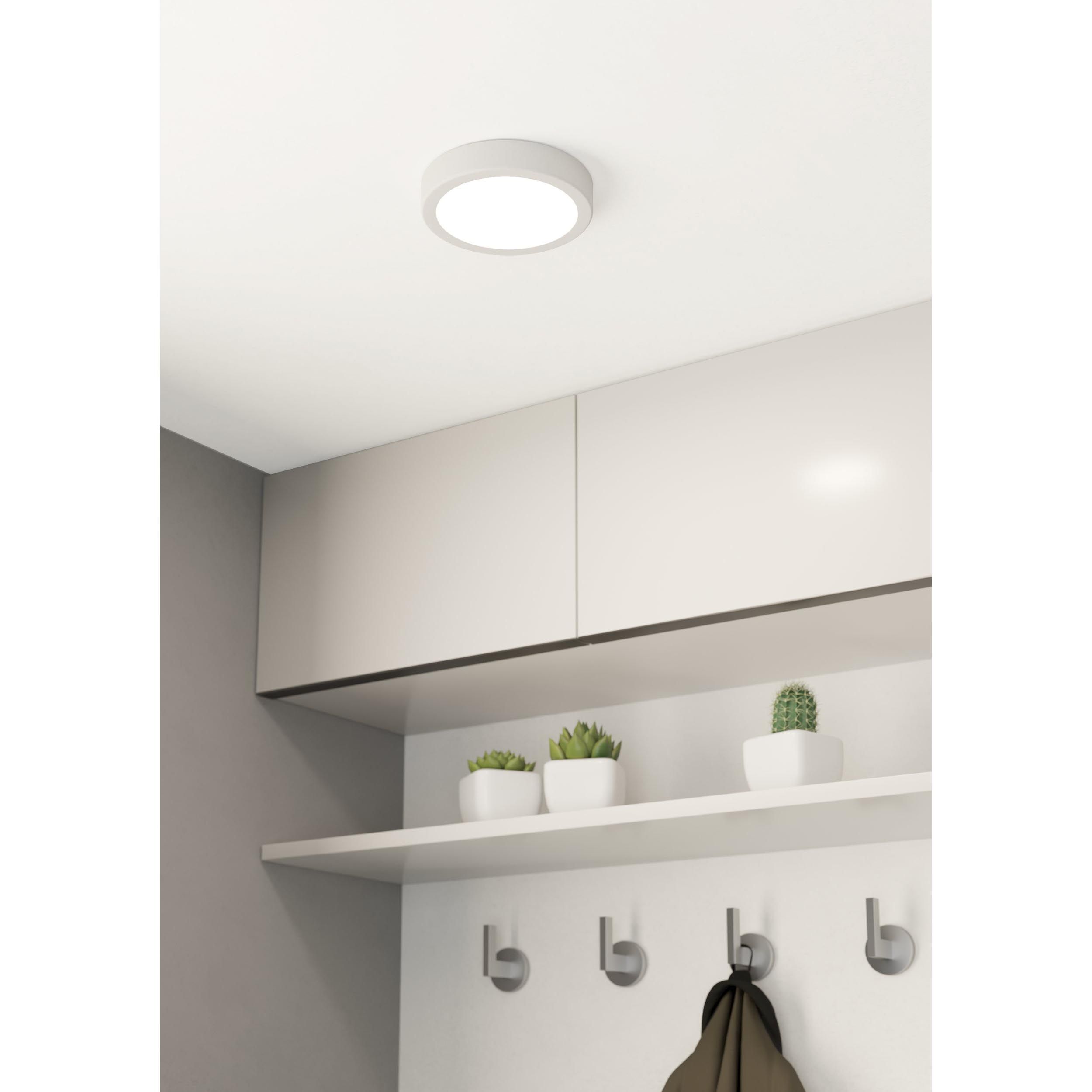 Plafonnier LED FUEVA 5 blanc Ø16cm
