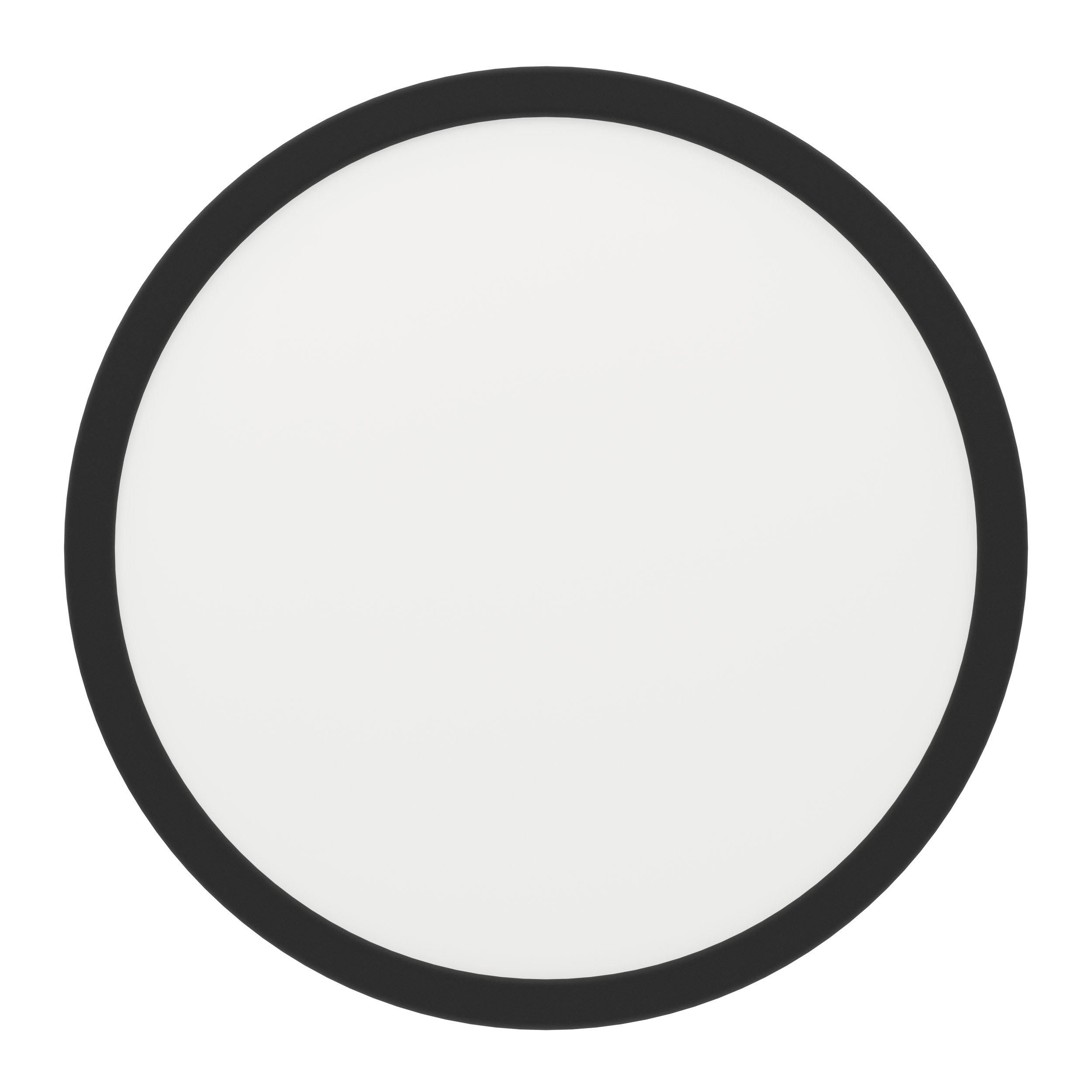 Plafonnier LED FUEVA 5 noir Ø28,5cm