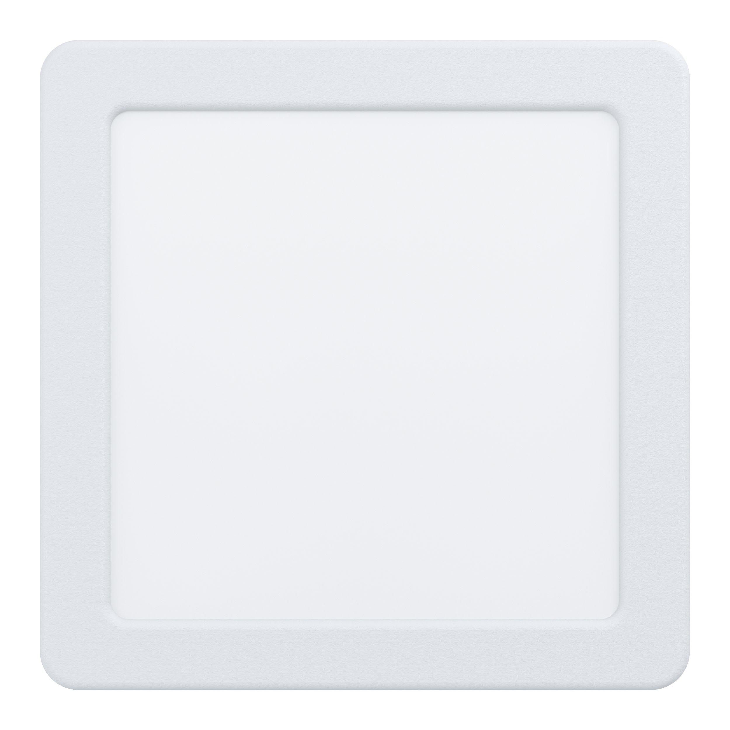 Plafonnier plastique blanc FUEVA 5 carré 1 LED INT 1X11W