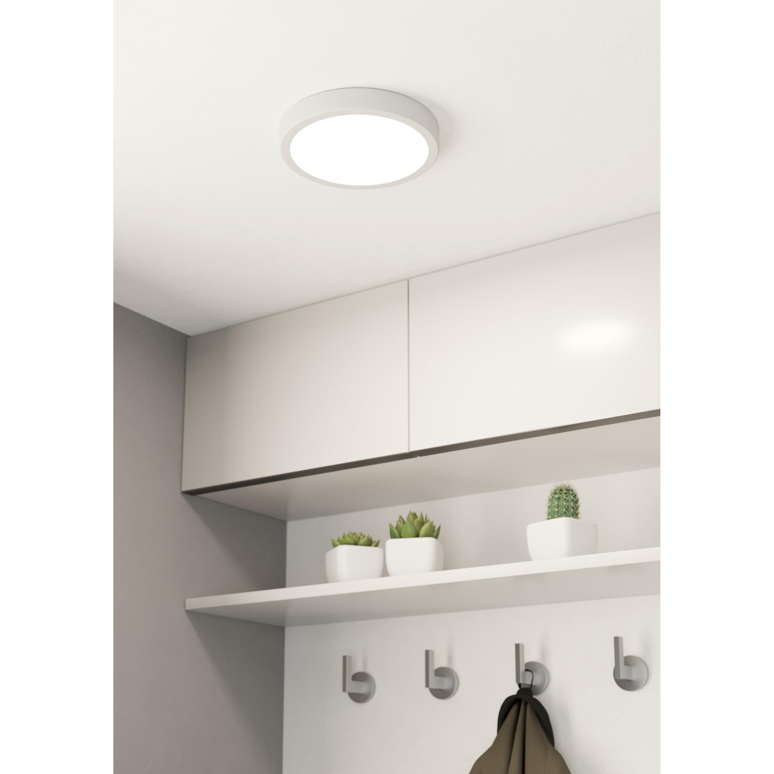 Plafonnier LED FUEVA 5 blanc Ø21cm