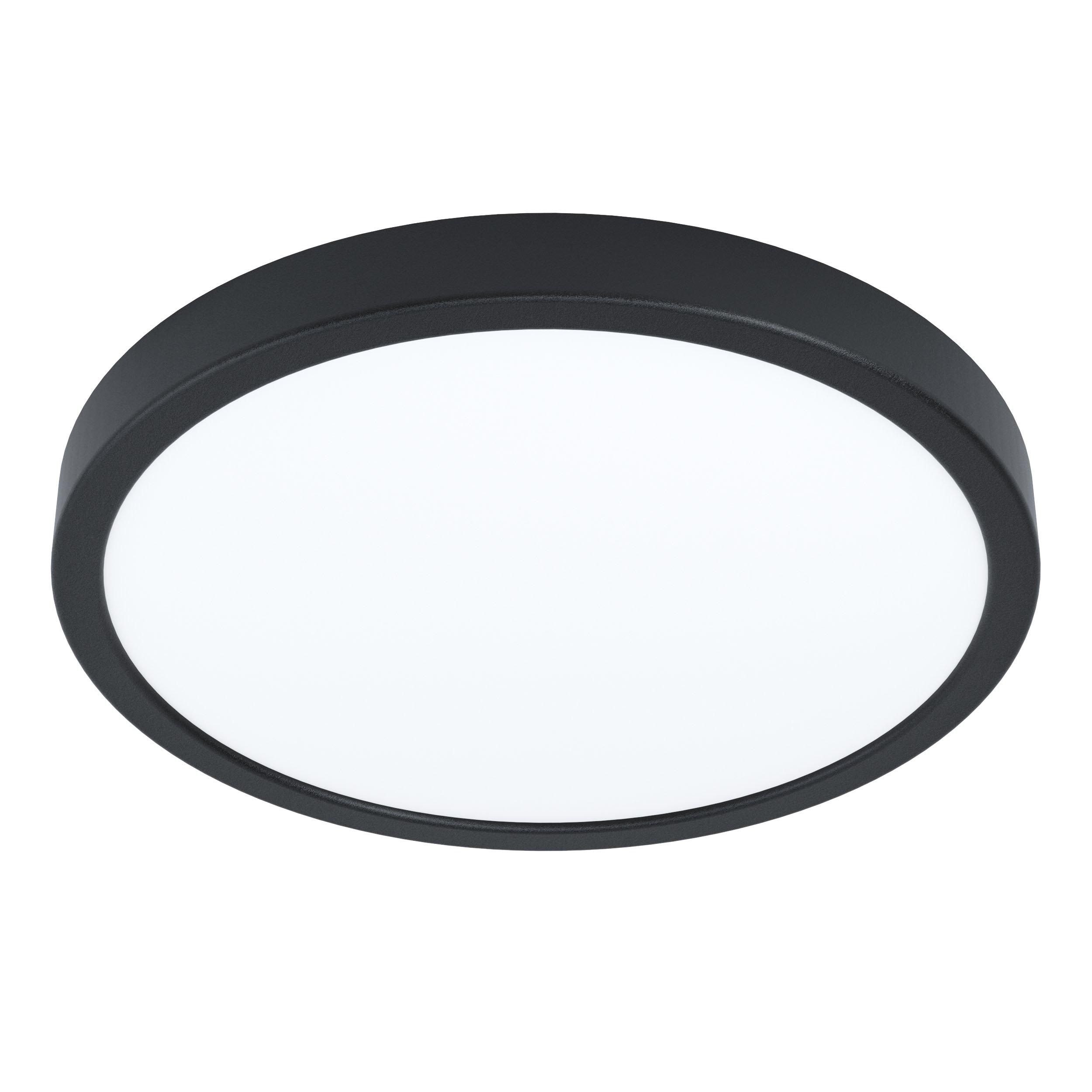 Plafonnier plastique noir FUEVA 5 D28,5CM LED INT 1X20,5W