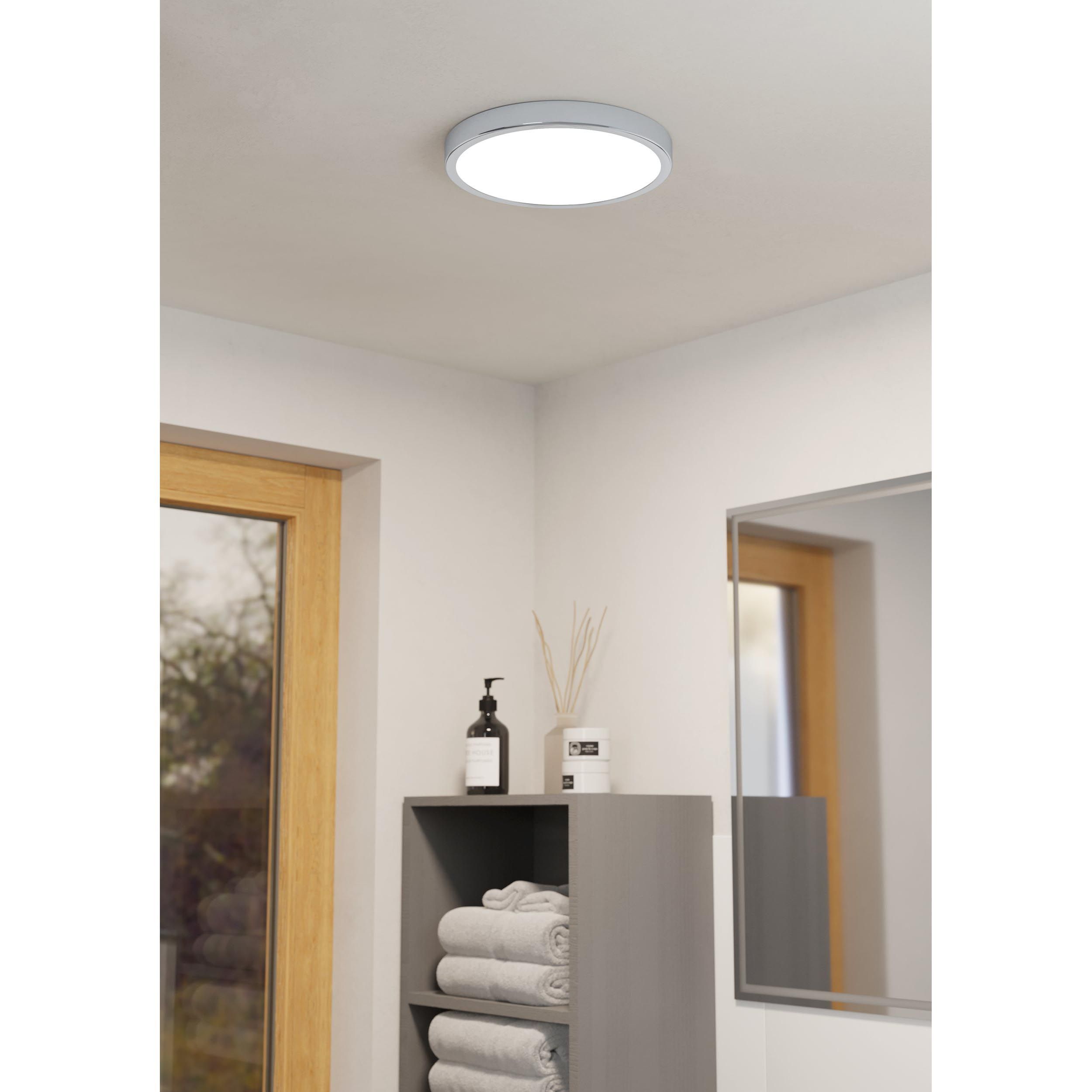 Plafonnier LED FUEVA 5 chrome Ø28,5cm