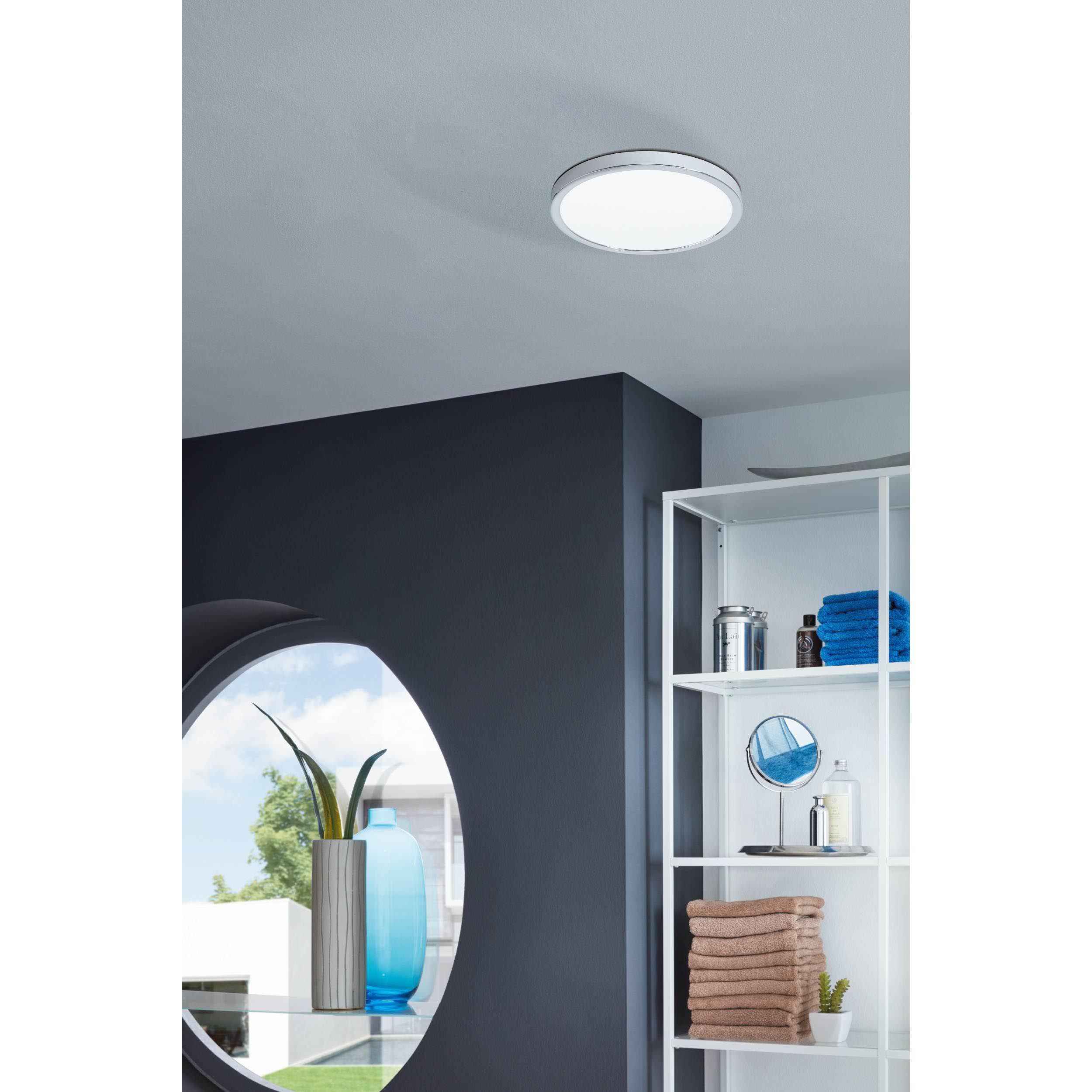 Plafonnier LED FUEVA 5 chrome Ø28,5cm