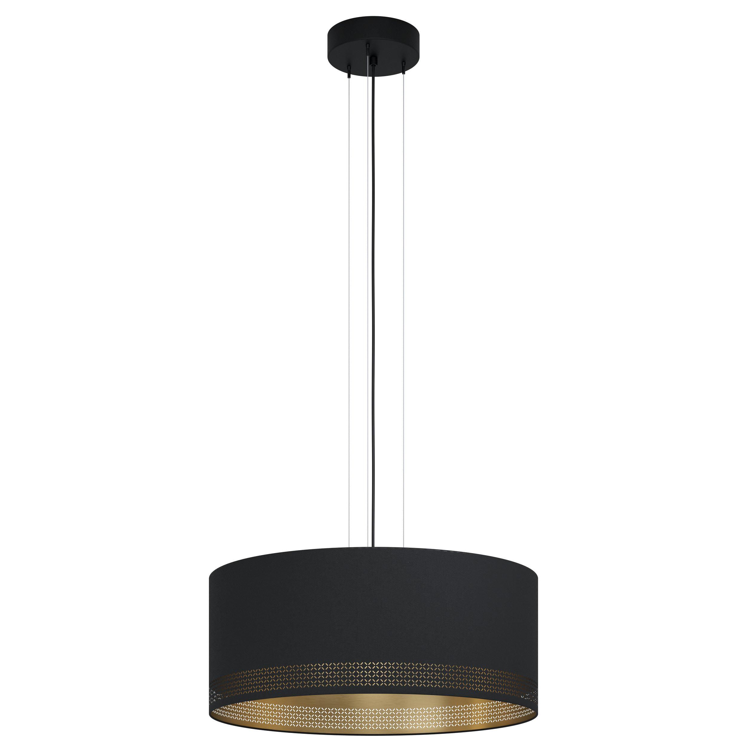 Suspension ESTEPERRA noir Ø53cm
