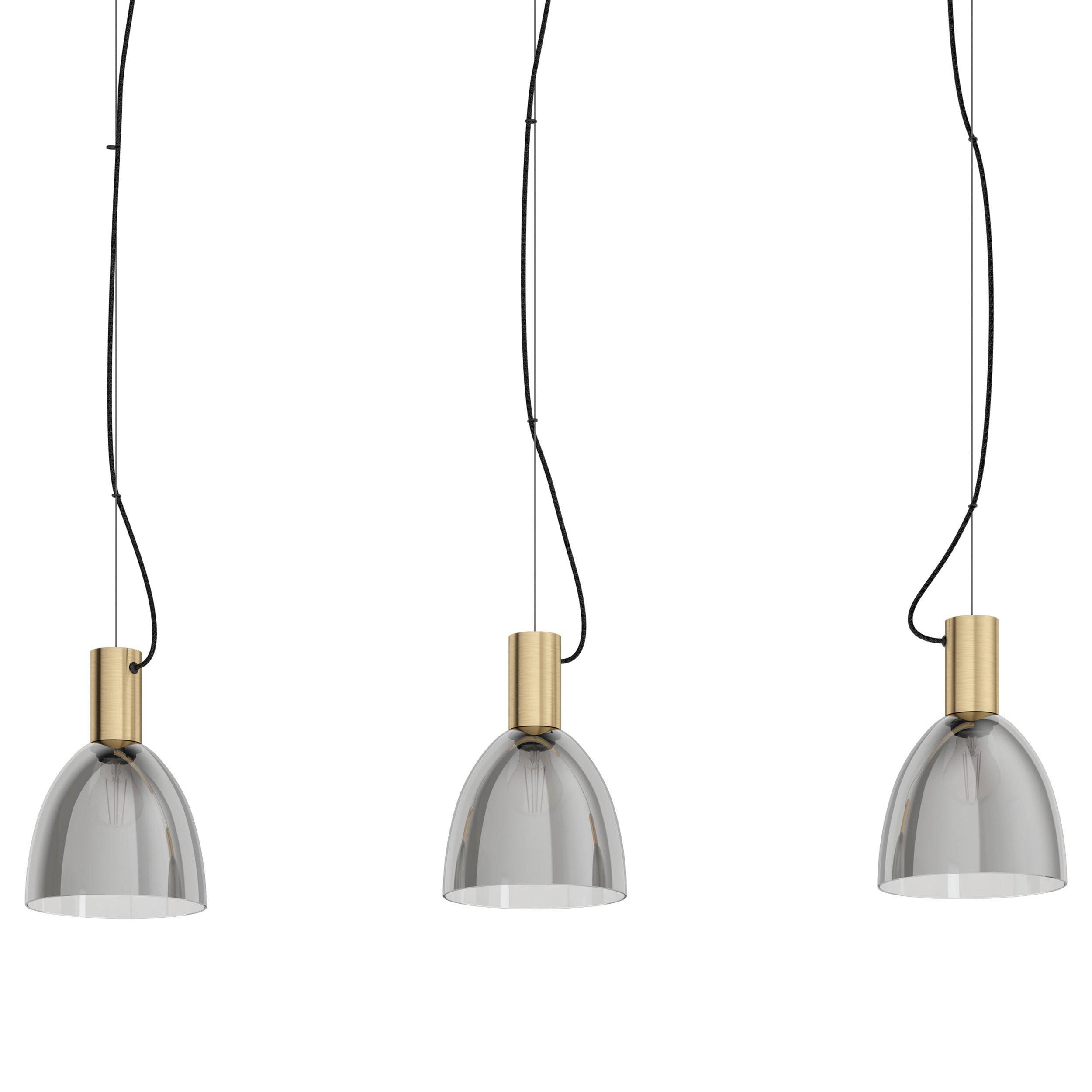 Suspension LEBALIO verre fumé L112,5cm