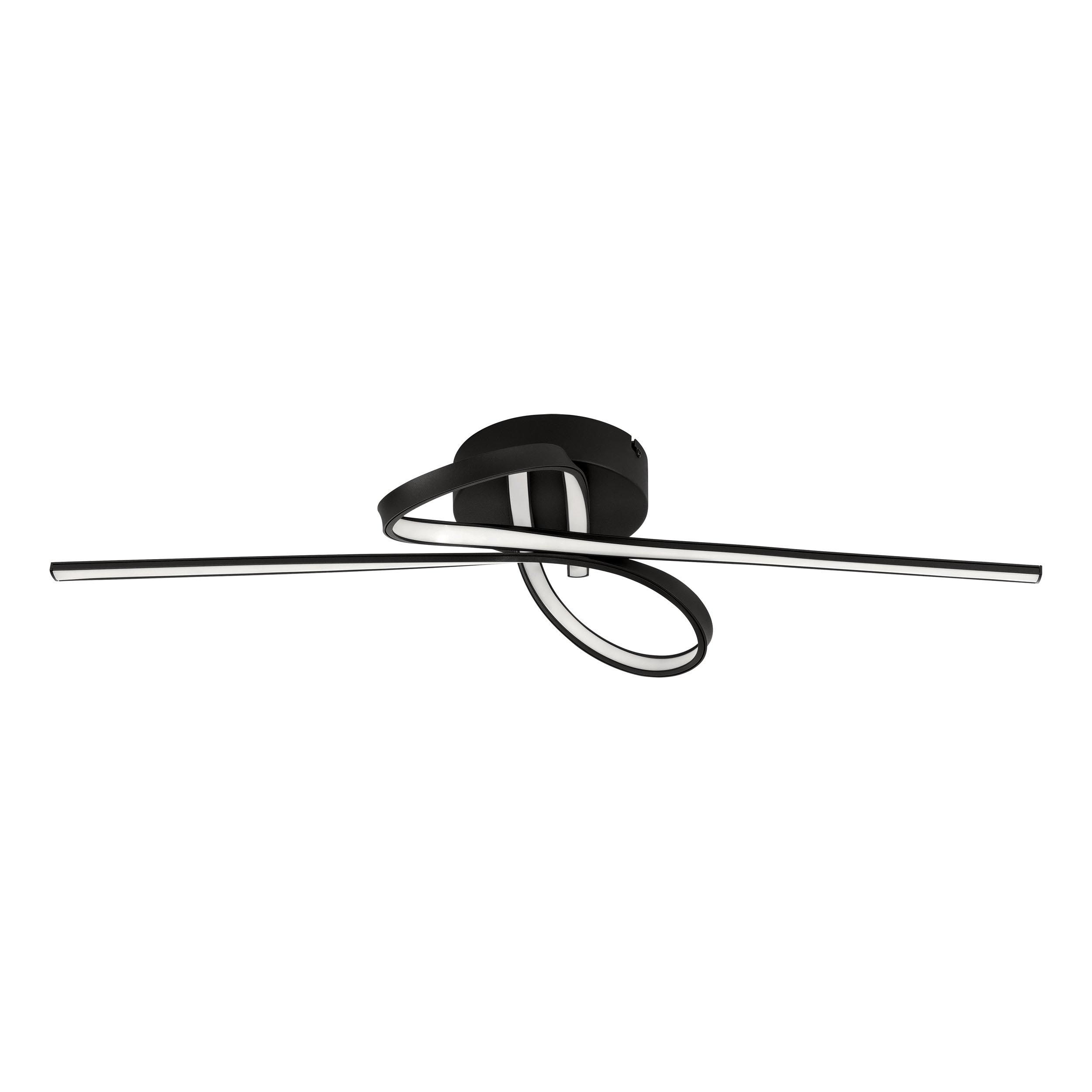 Plafonnier LED SELVINA Noir L69cm