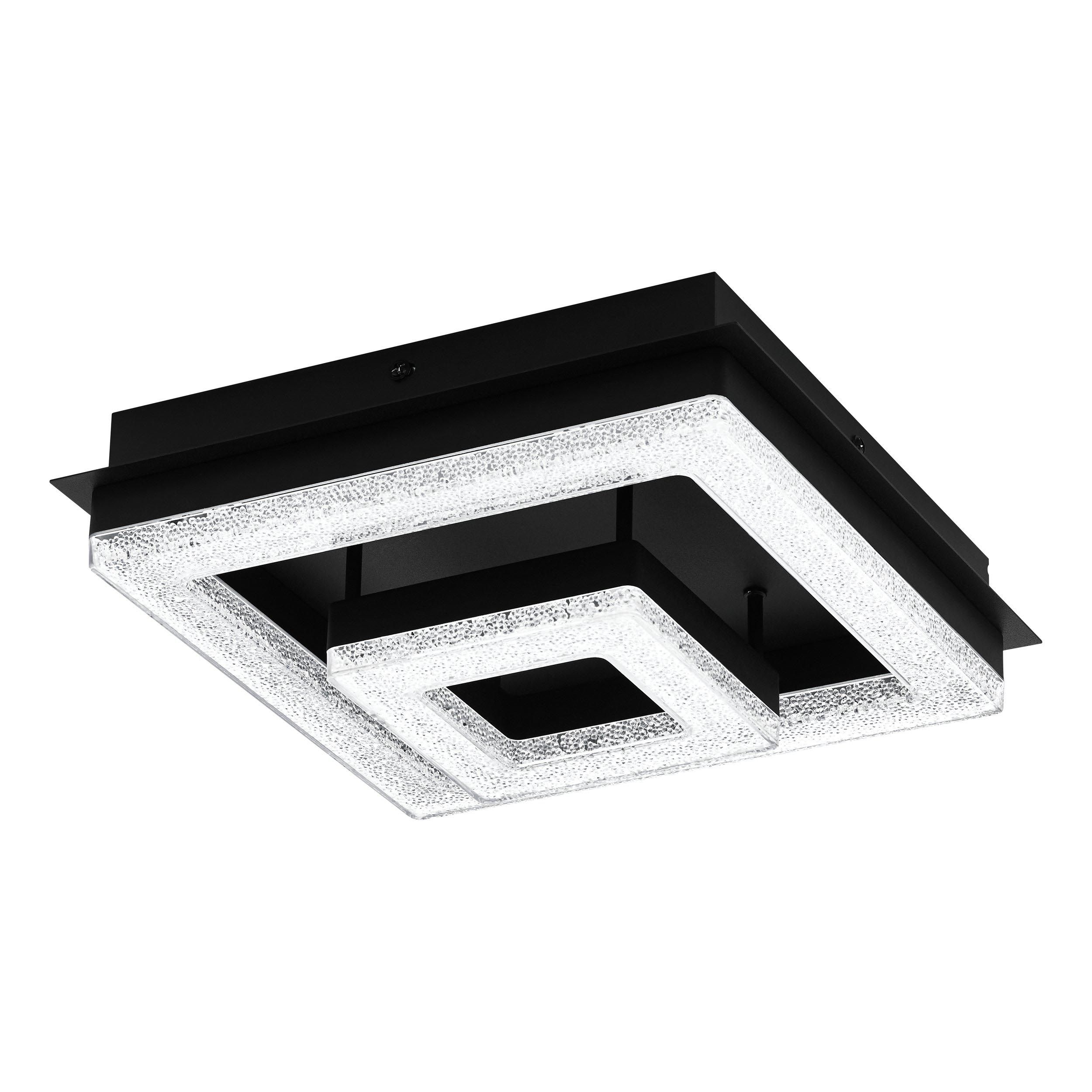 Plafonnier LED FRADELO 1 noir L26cm
