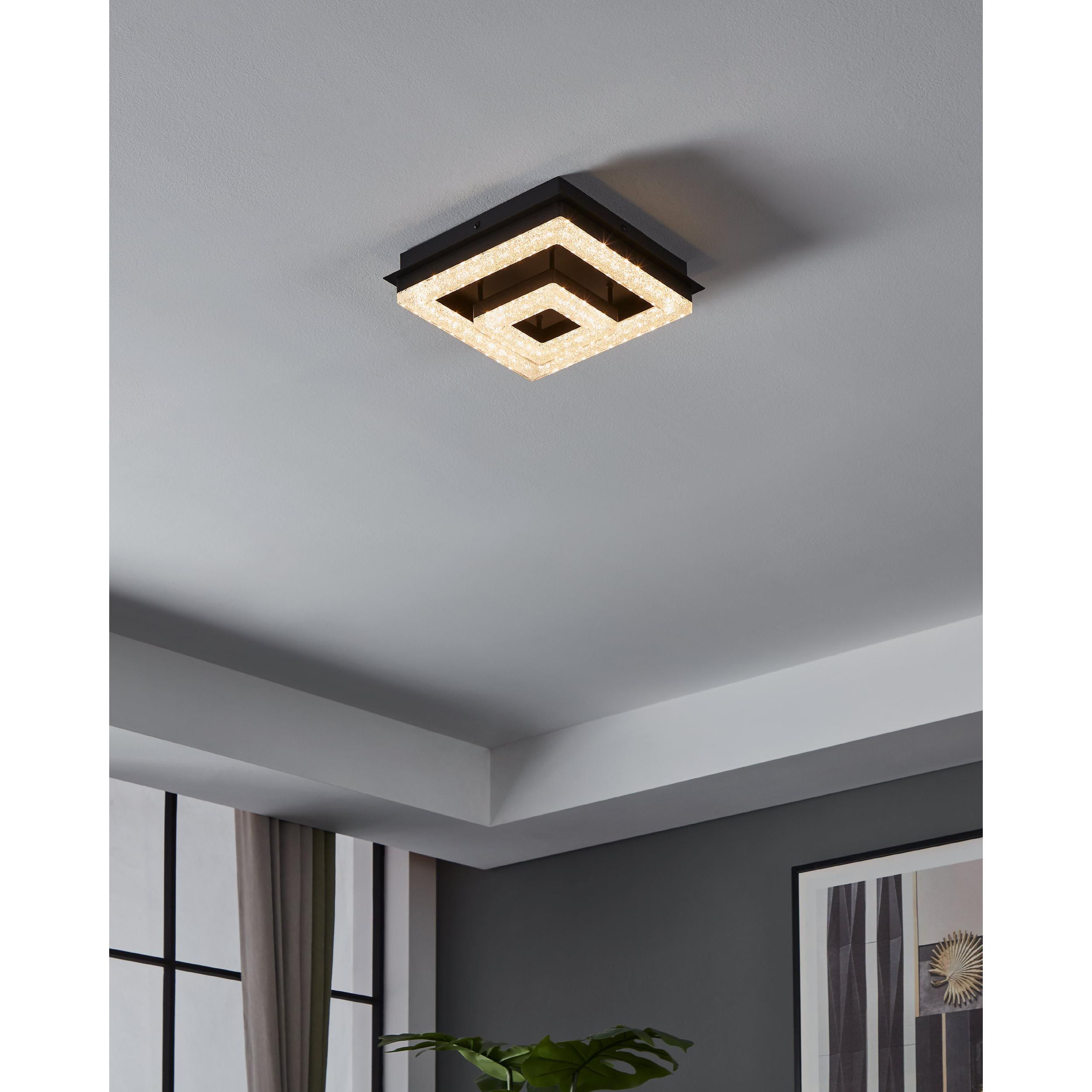 Plafonnier LED FRADELO 1 noir L26cm