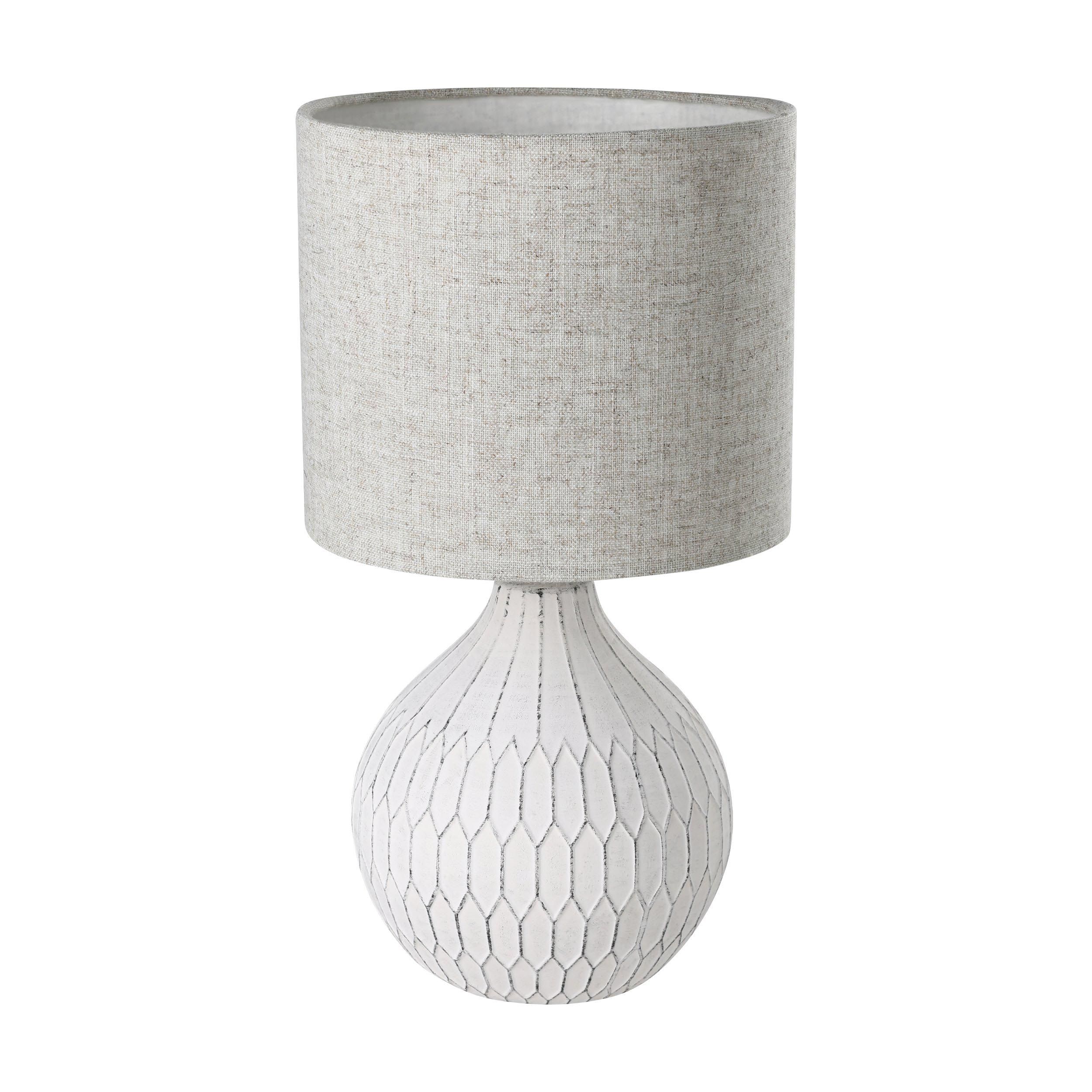 Lampe BELLARIVA blanc Ø20cm
