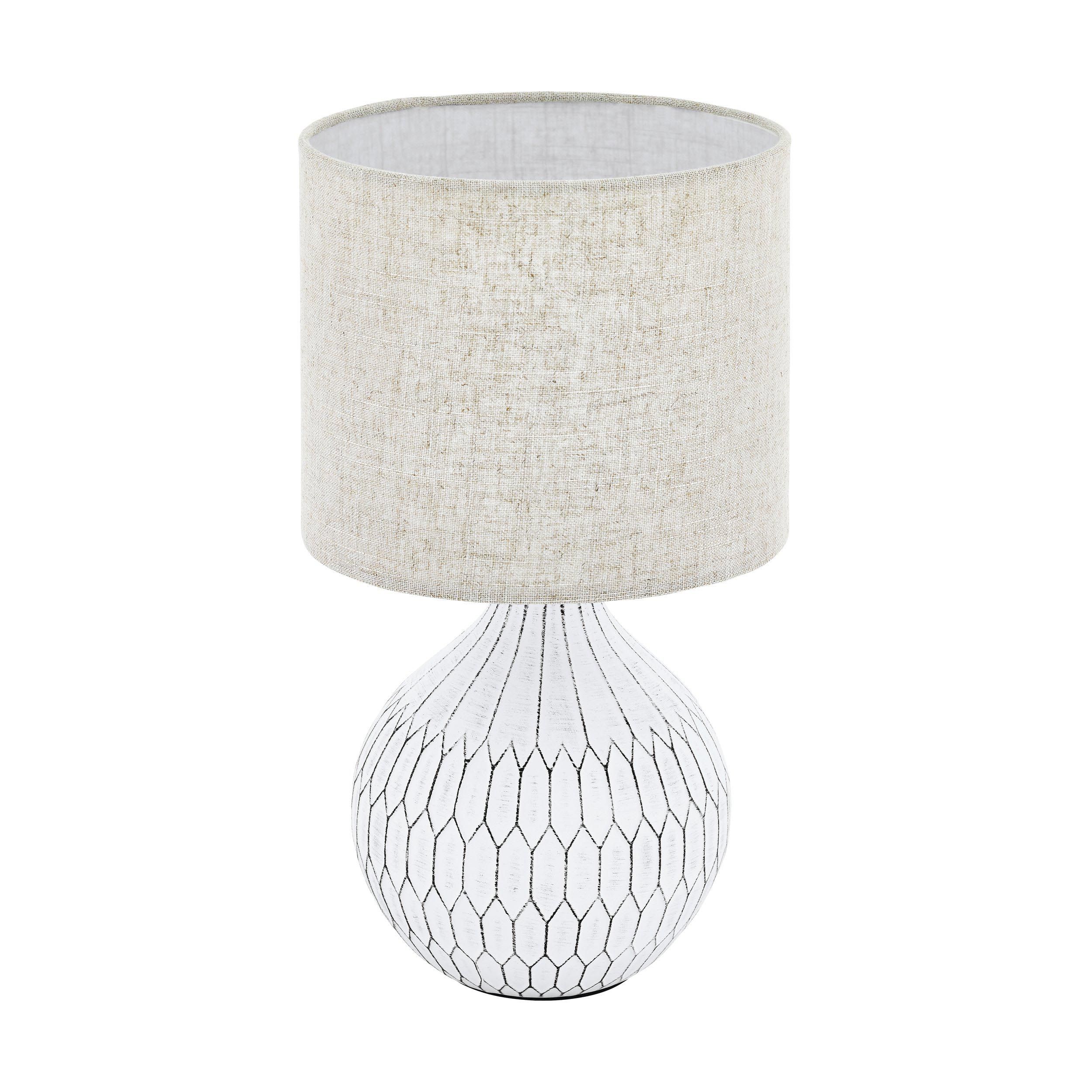 Lampe BELLARIVA blanc Ø20cm