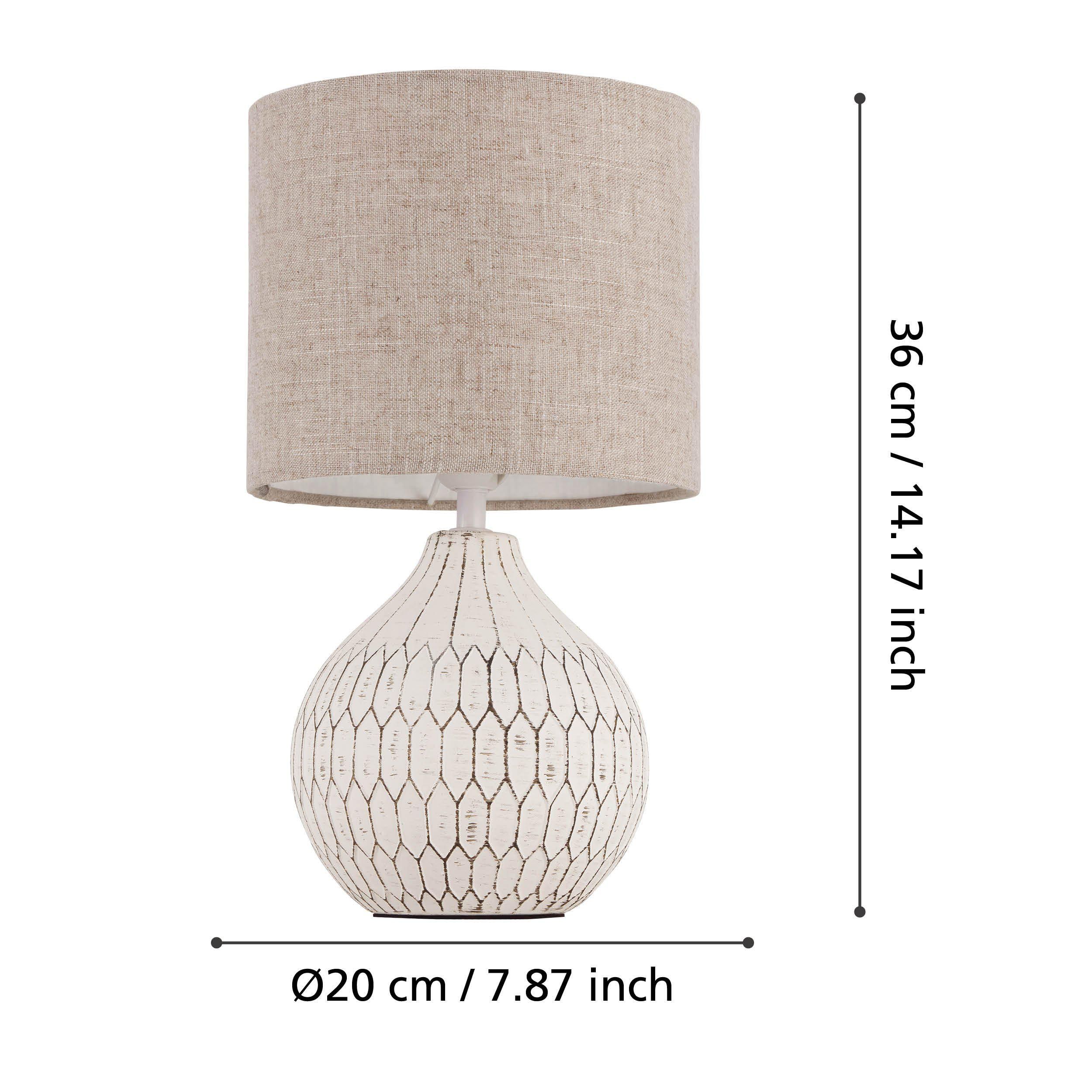 Lampe BELLARIVA blanc Ø20cm