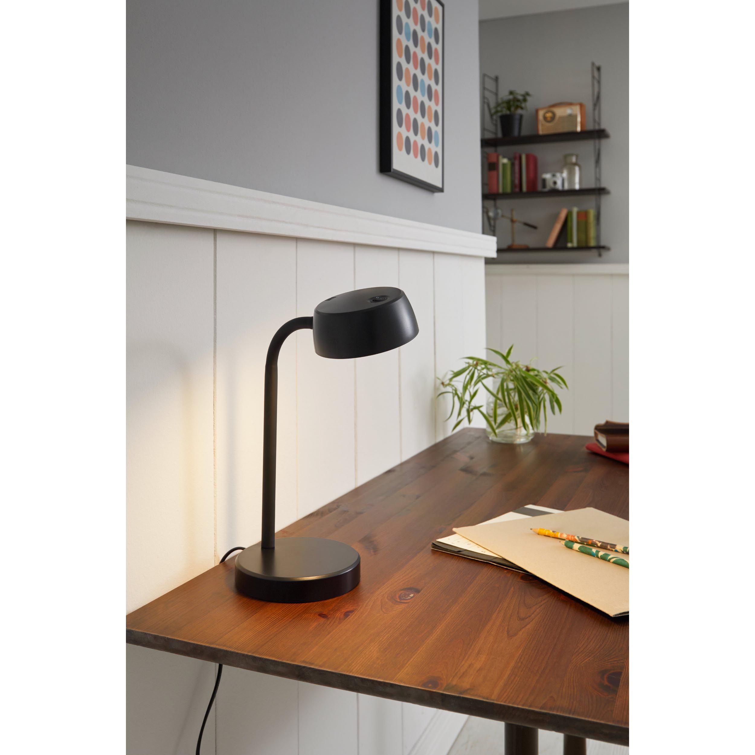 Lampe LED CABALES noir Ø14cm