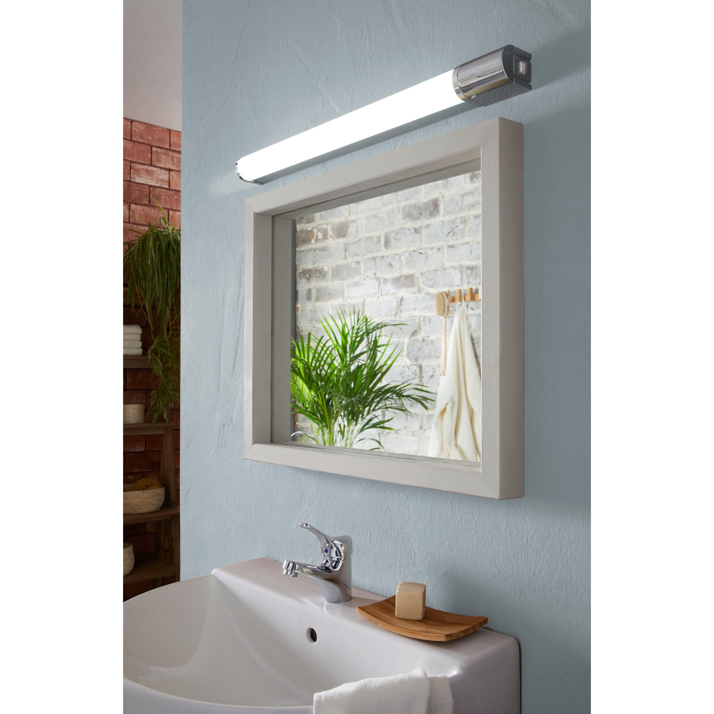 Applique LED TRAGACETE 1 argenté L68cm