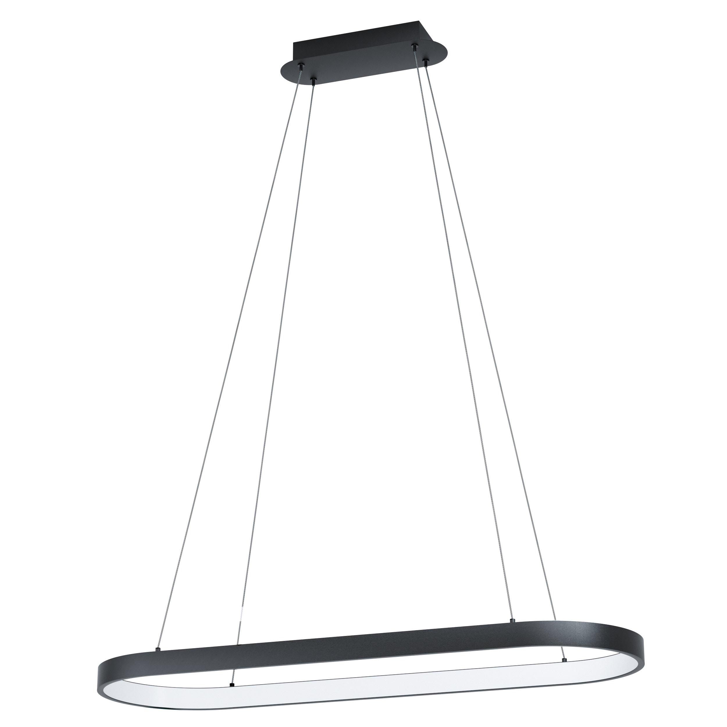 Suspension LED CODRIALES noir L78cm