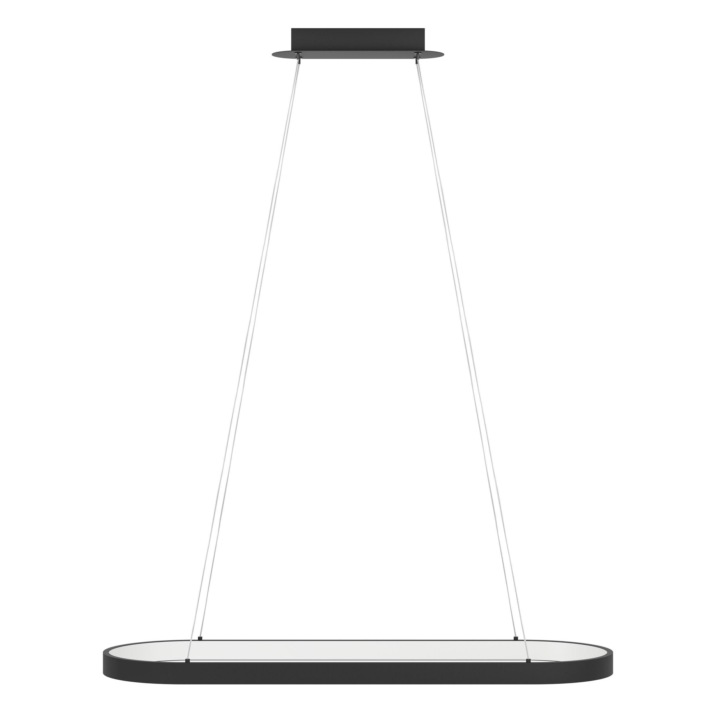 Suspension LED CODRIALES noir L78cm