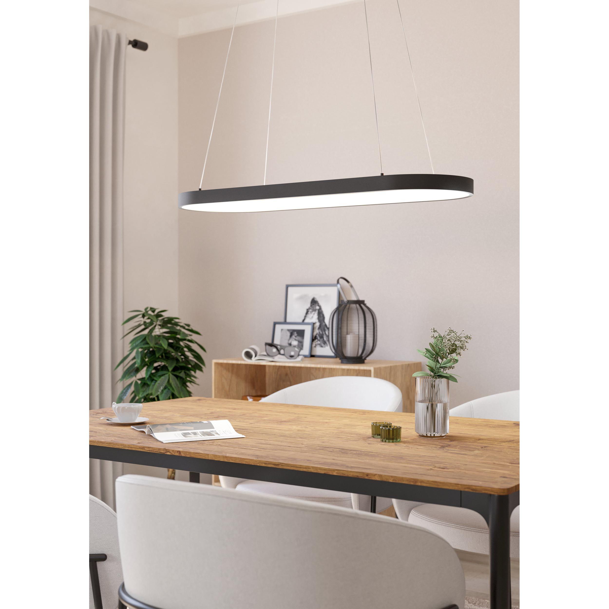 Suspension LED CODRIALES noir L78cm