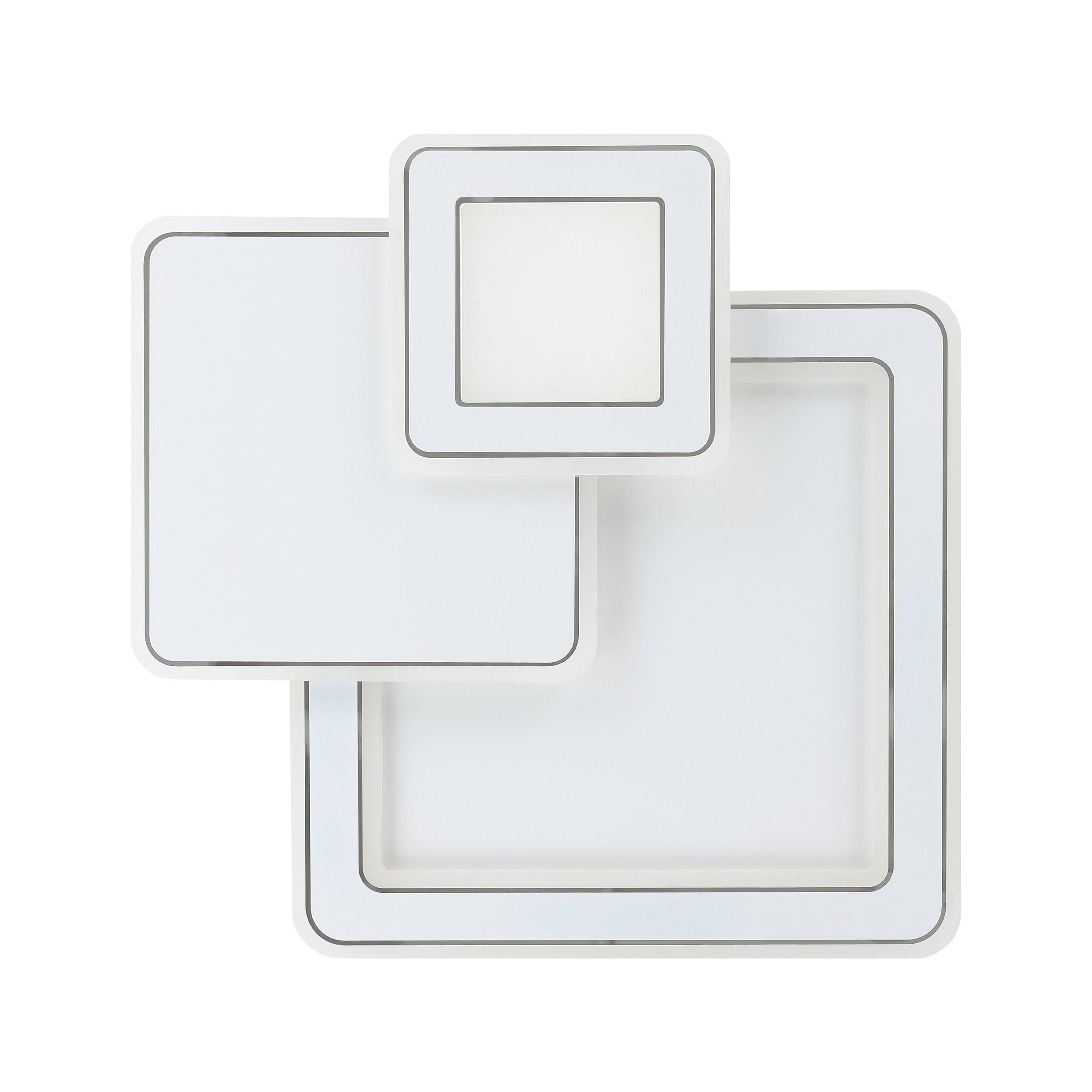 Plafonnier LED MENTALURGIA blanc L49cm
