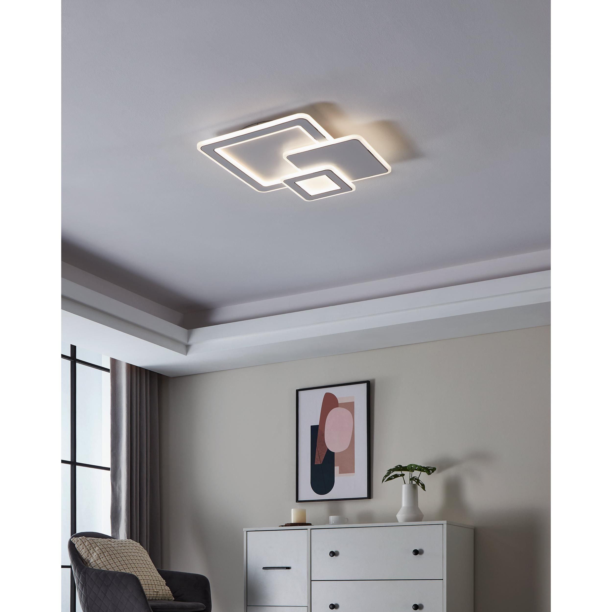 Plafonnier LED MENTALURGIA blanc L49cm
