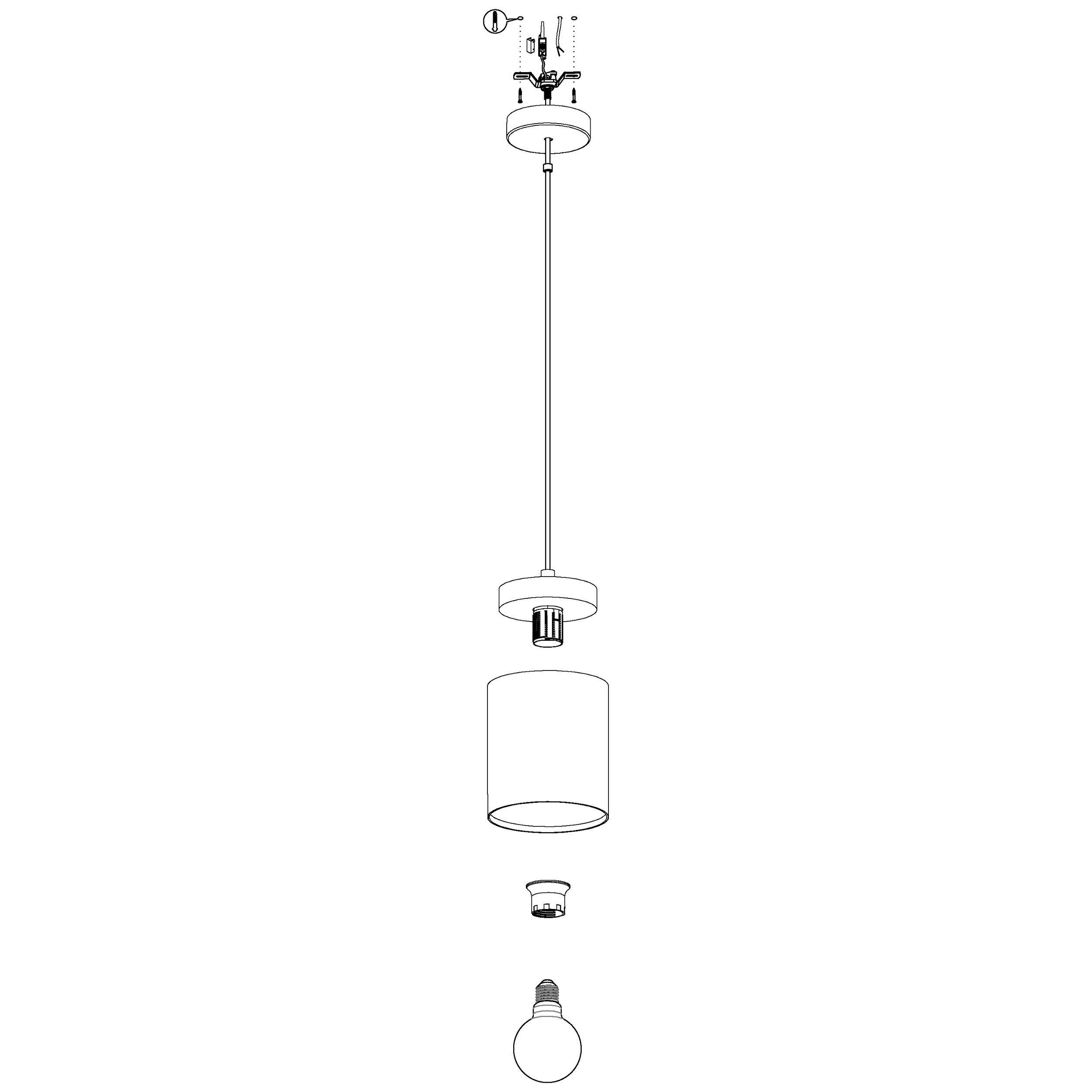 Suspension ALBARIZA café Ø16cm