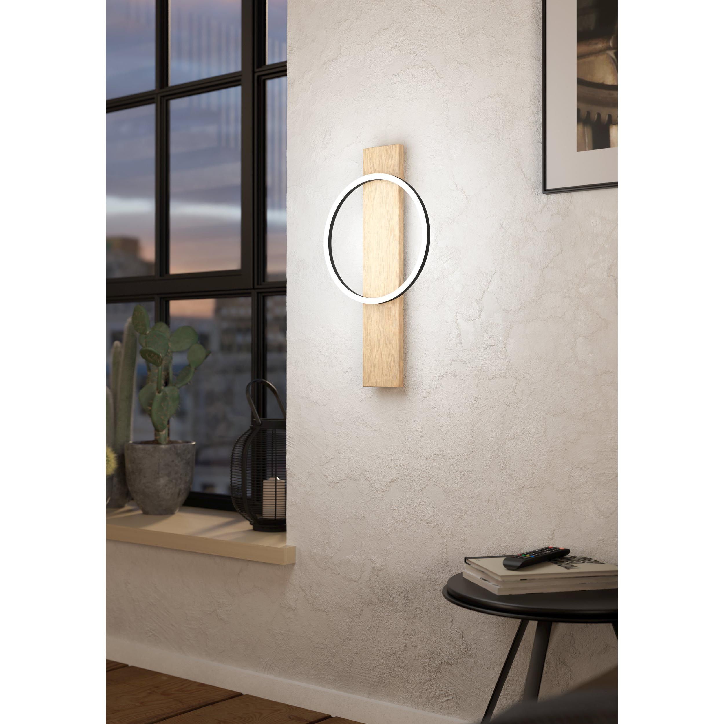 Applique LED BOYAL bois/naturel H44,5cm