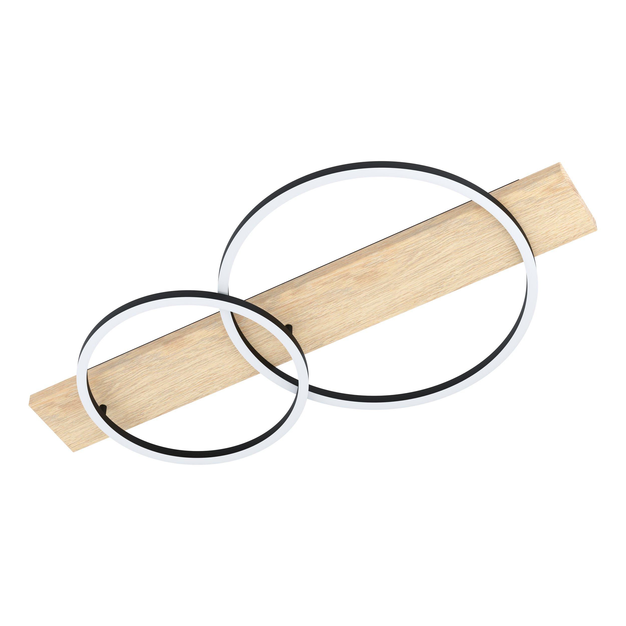 Plafonnier LED BOYAL bois/naturel L78cm