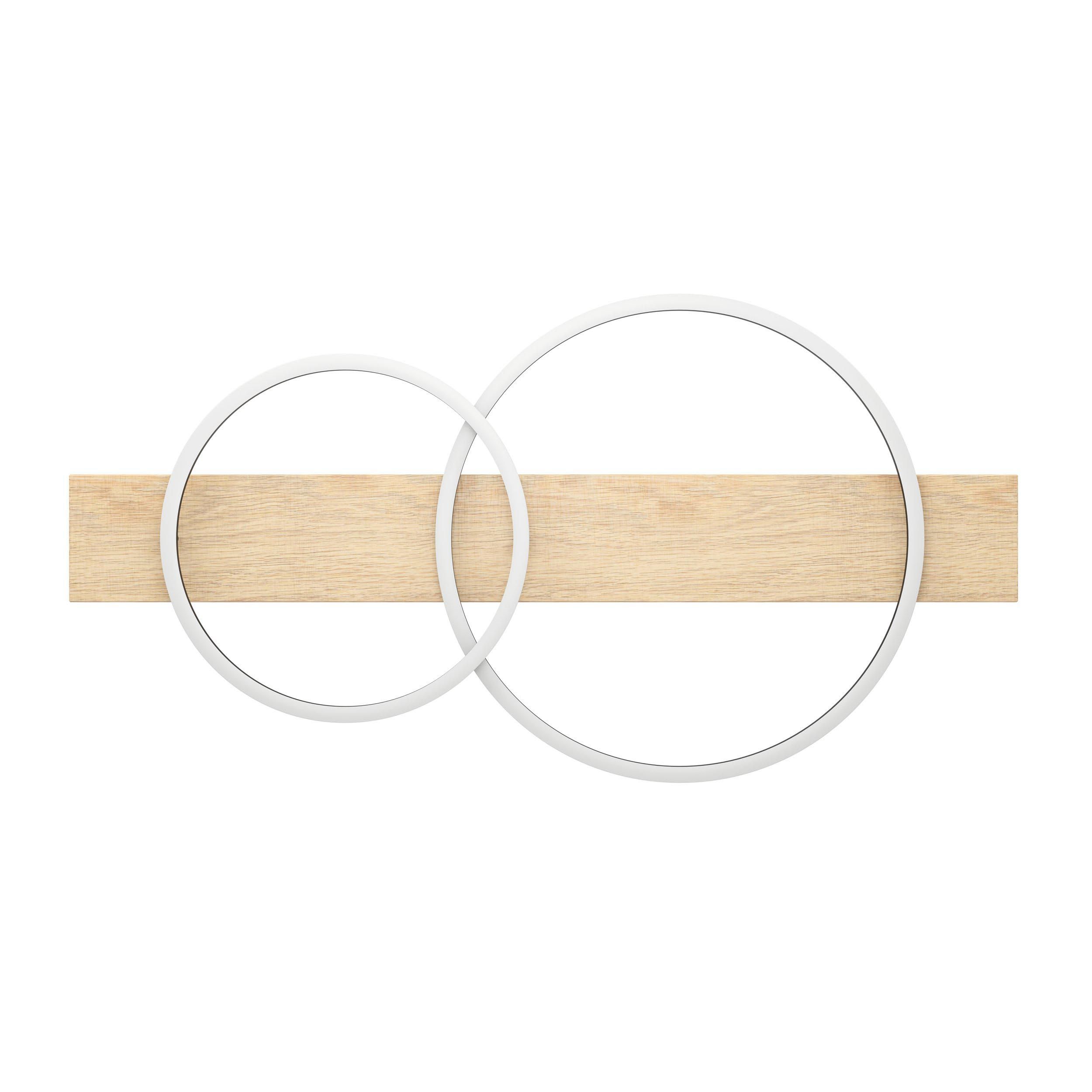Plafonnier LED BOYAL bois/naturel L78cm