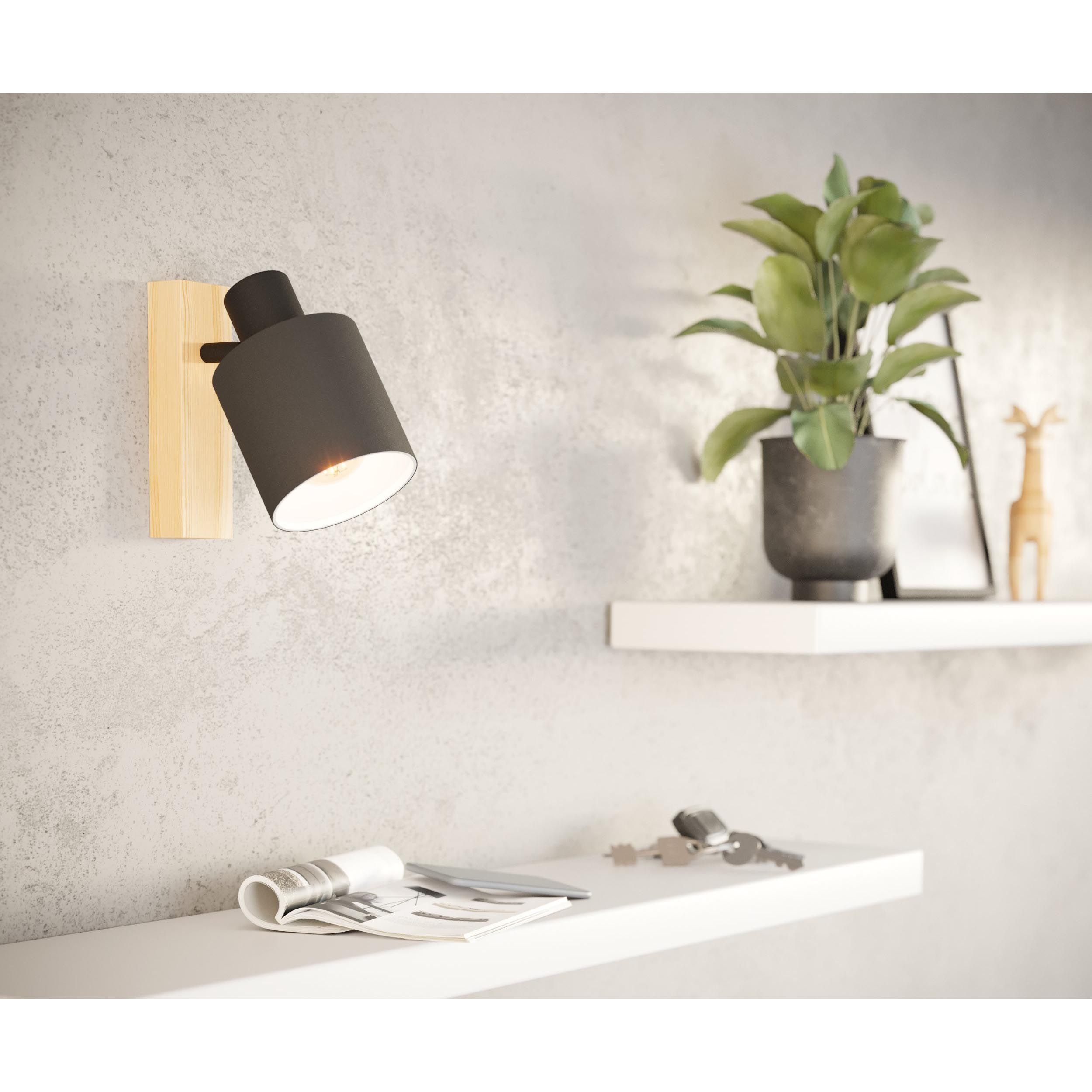 Spot BATALLAS noir H17cm