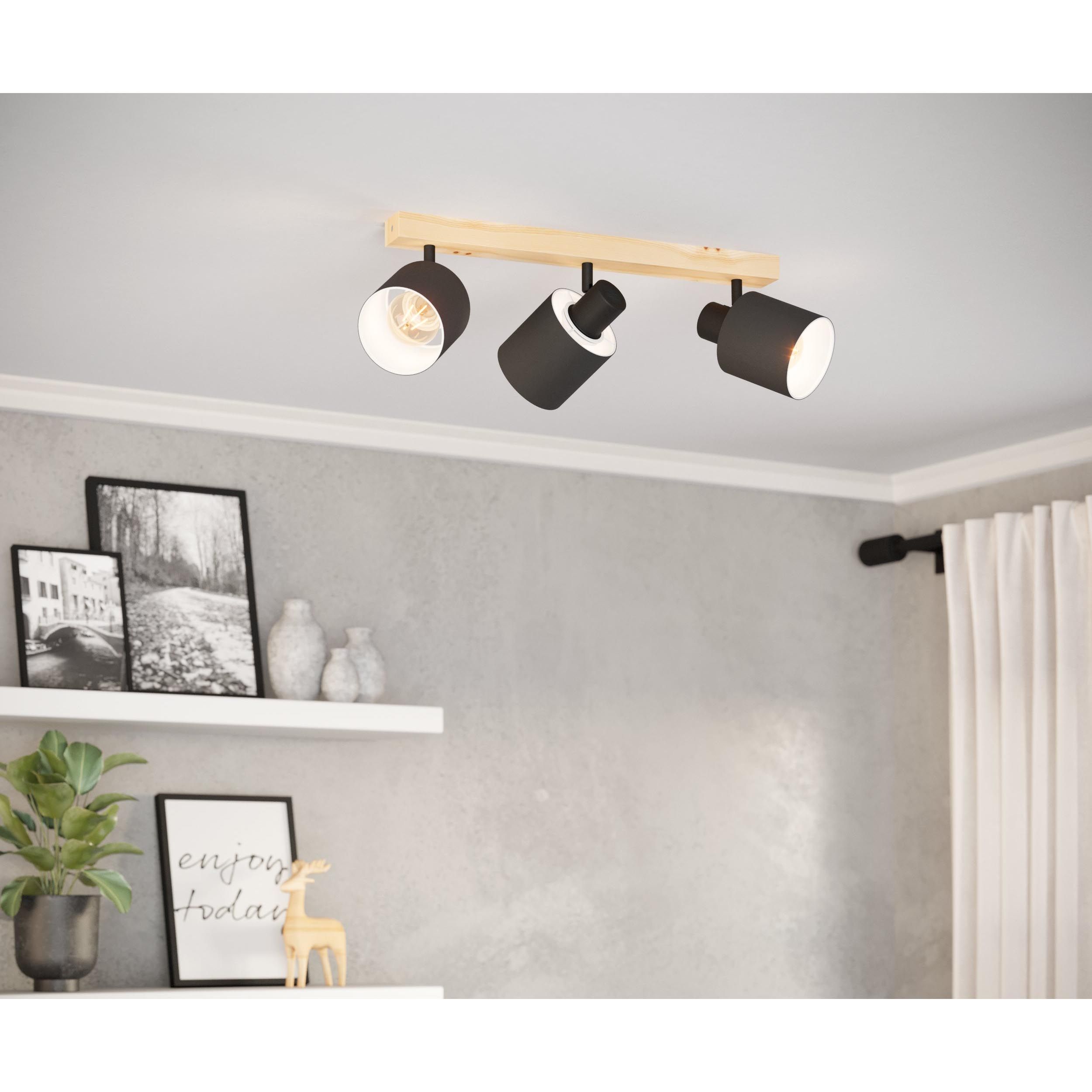 Réglette BATALLAS noir L48cm