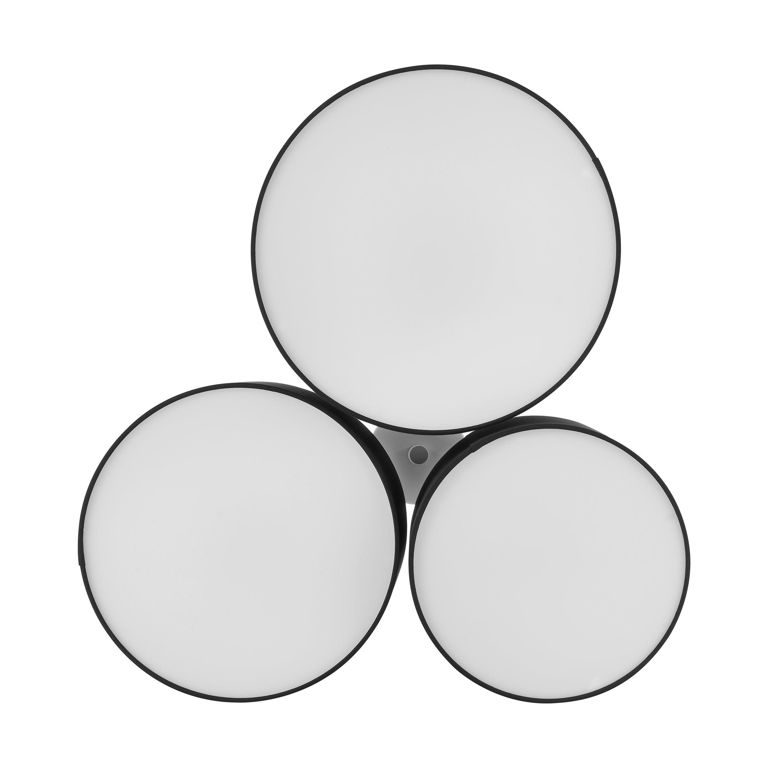 Plafonnier tissu gris PASTORE 2 E27 3X60W