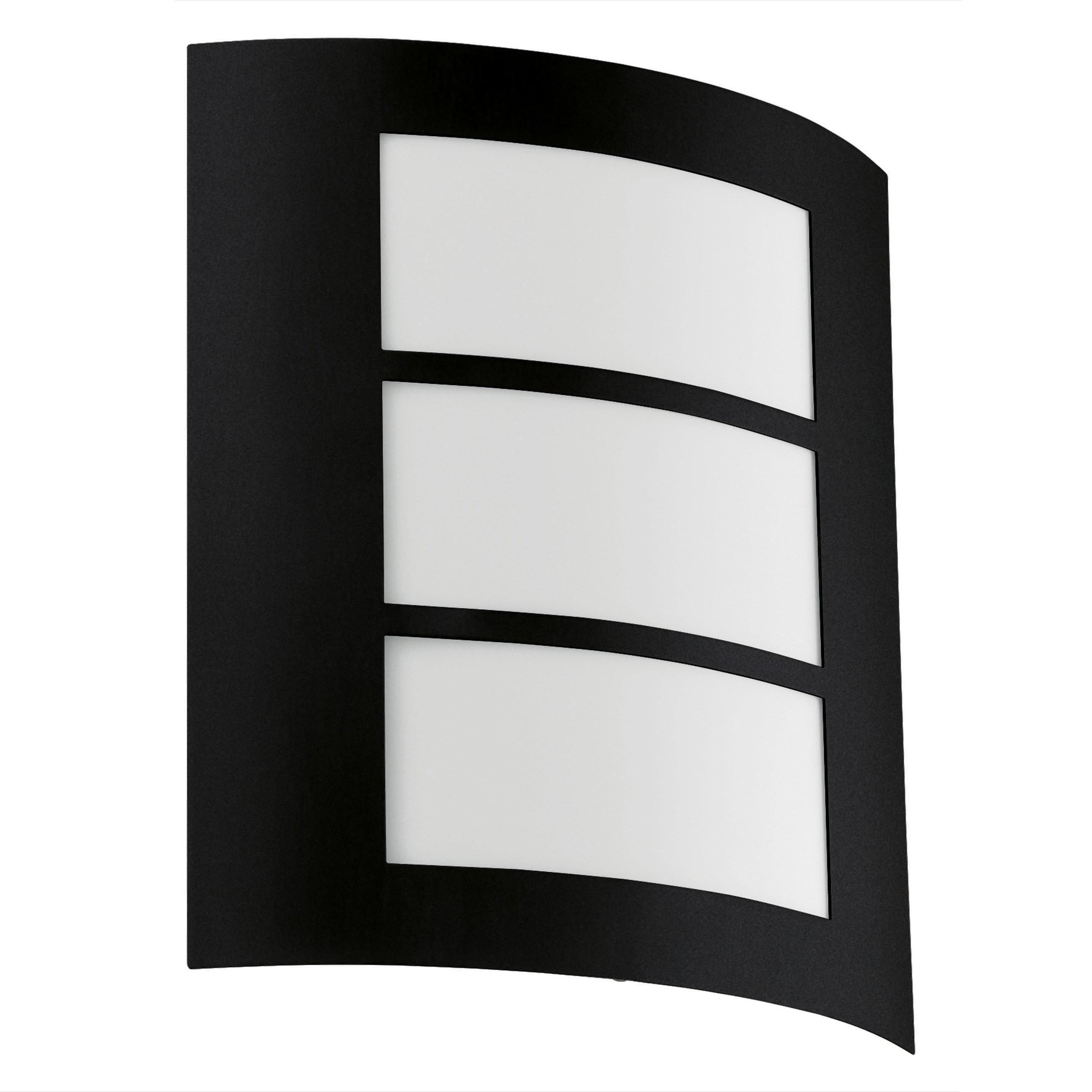 Applique CITY 3 noir H26cm