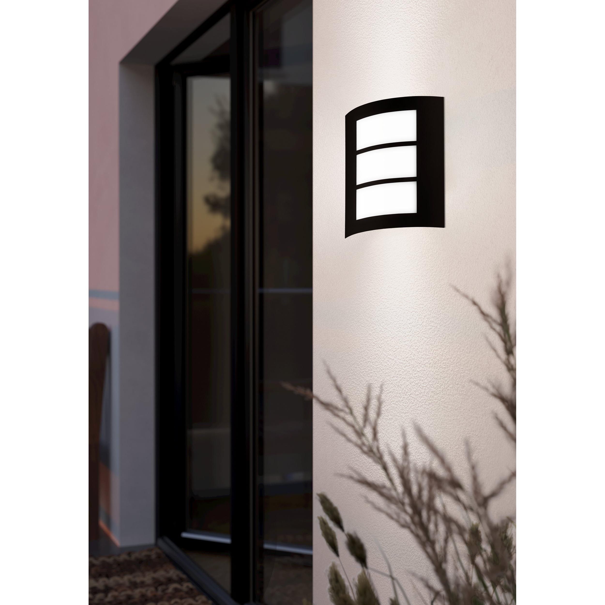 Applique CITY 3 noir H26cm