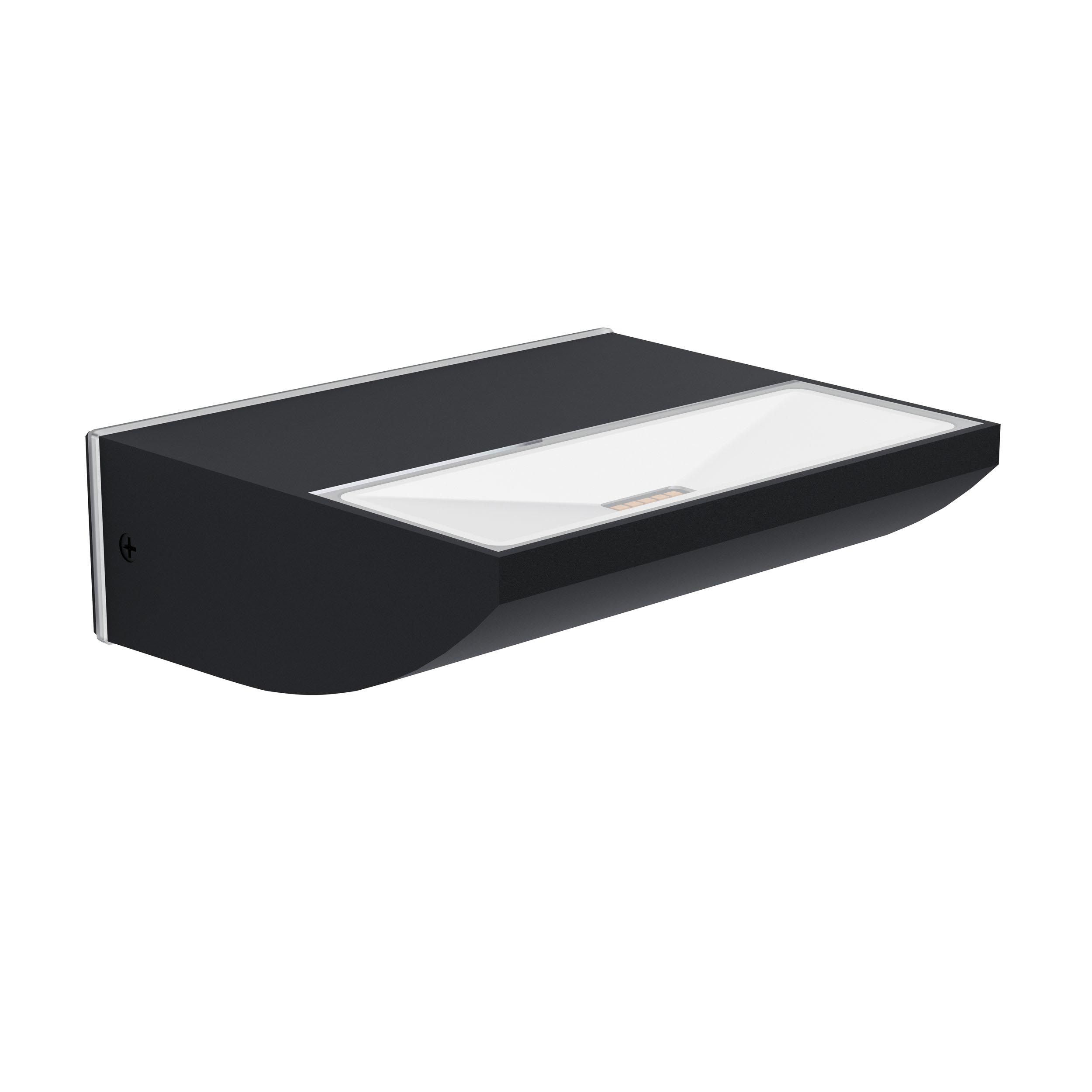 Applique extérieure LED SORRONARO noir L17cm