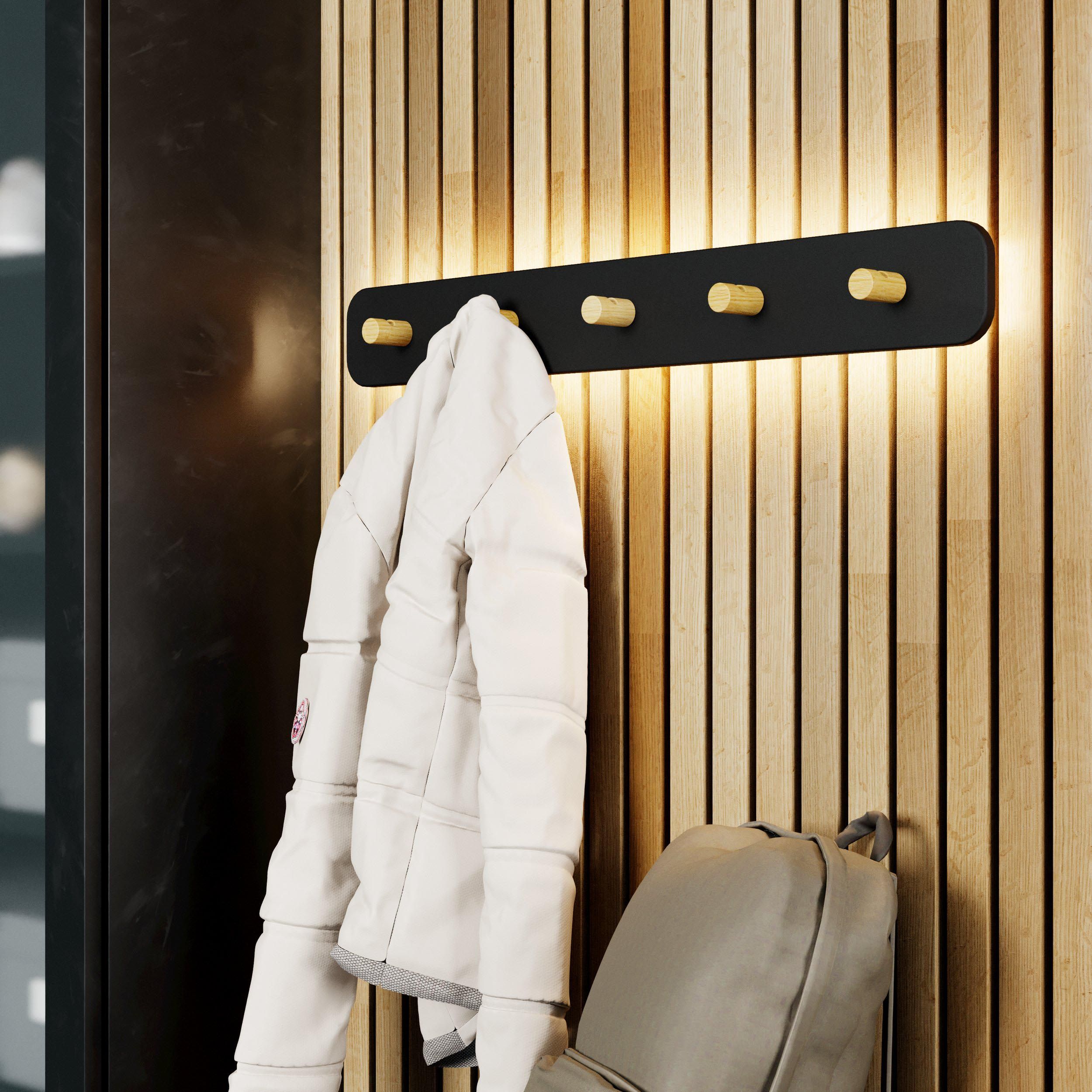 Applique LED CARTIGNANO noir L76cm