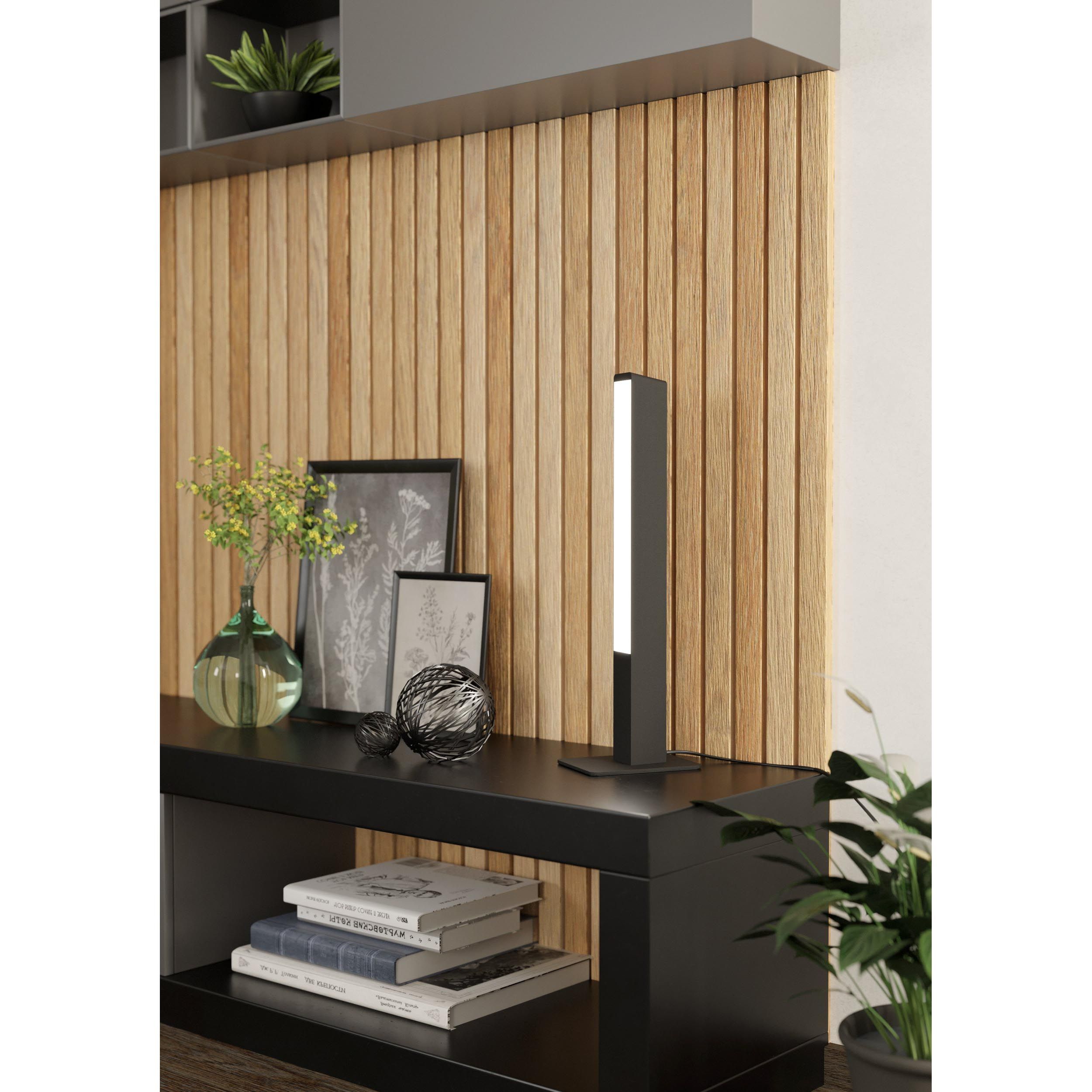 Lampe LED connecté dimmable SIMOLARIS-Z noir H51,5cm