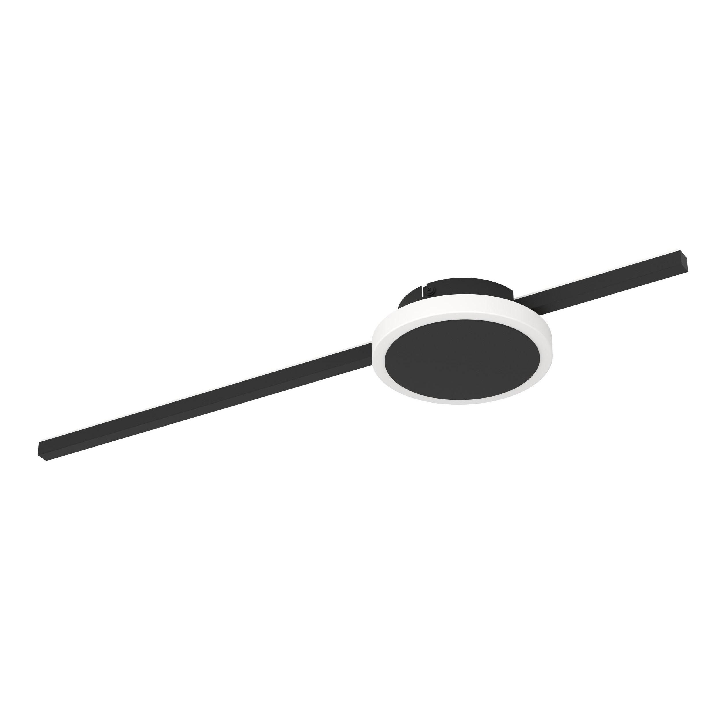 Plafonnier LED SARGINTO noir L59cm