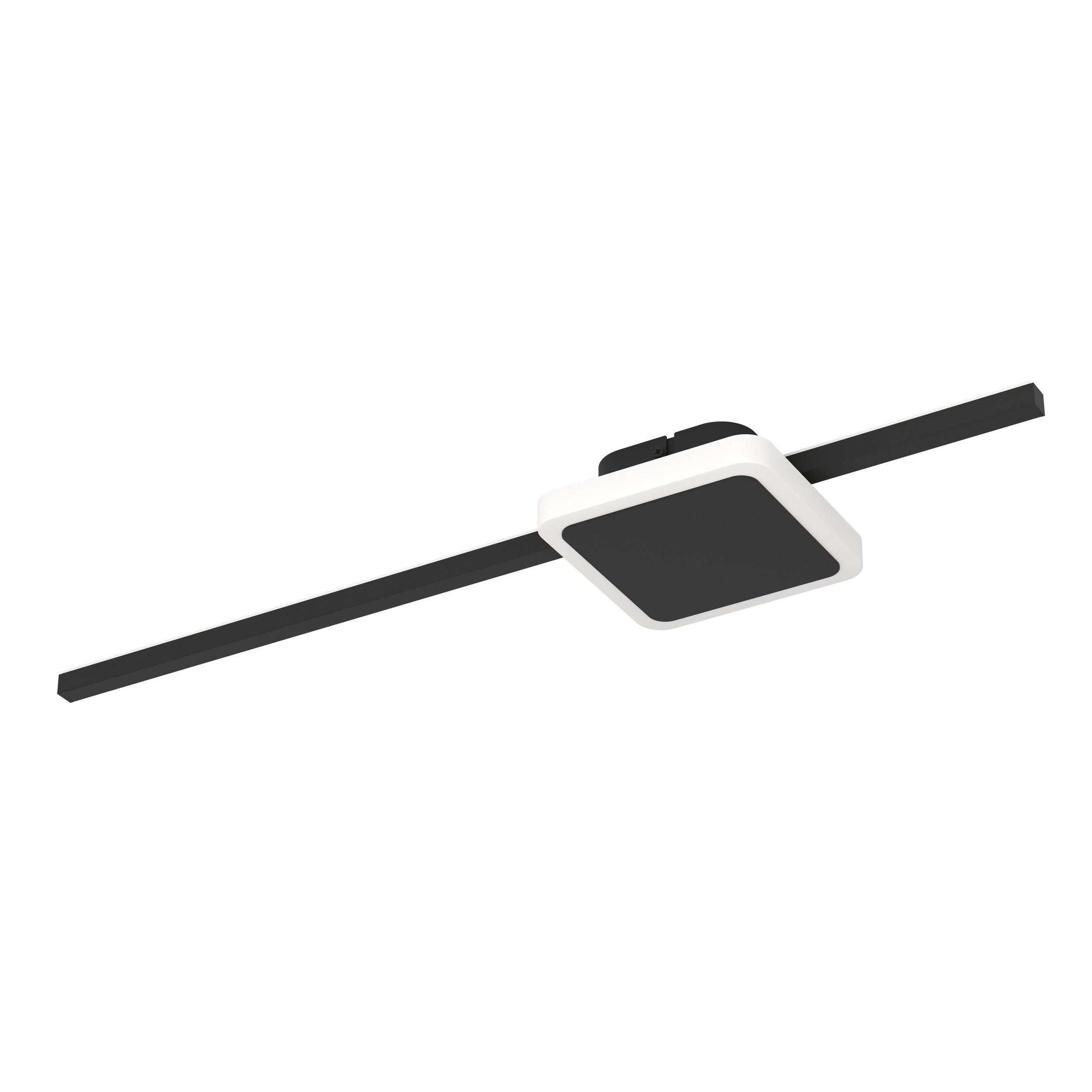 Plafonnier LED SARGINTO noir L59cm