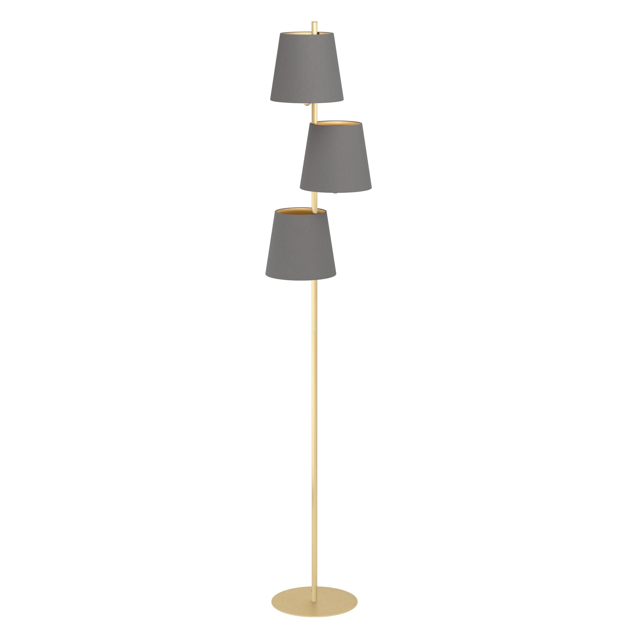 Lampadaire ALMEIDA 2 gris H167cm