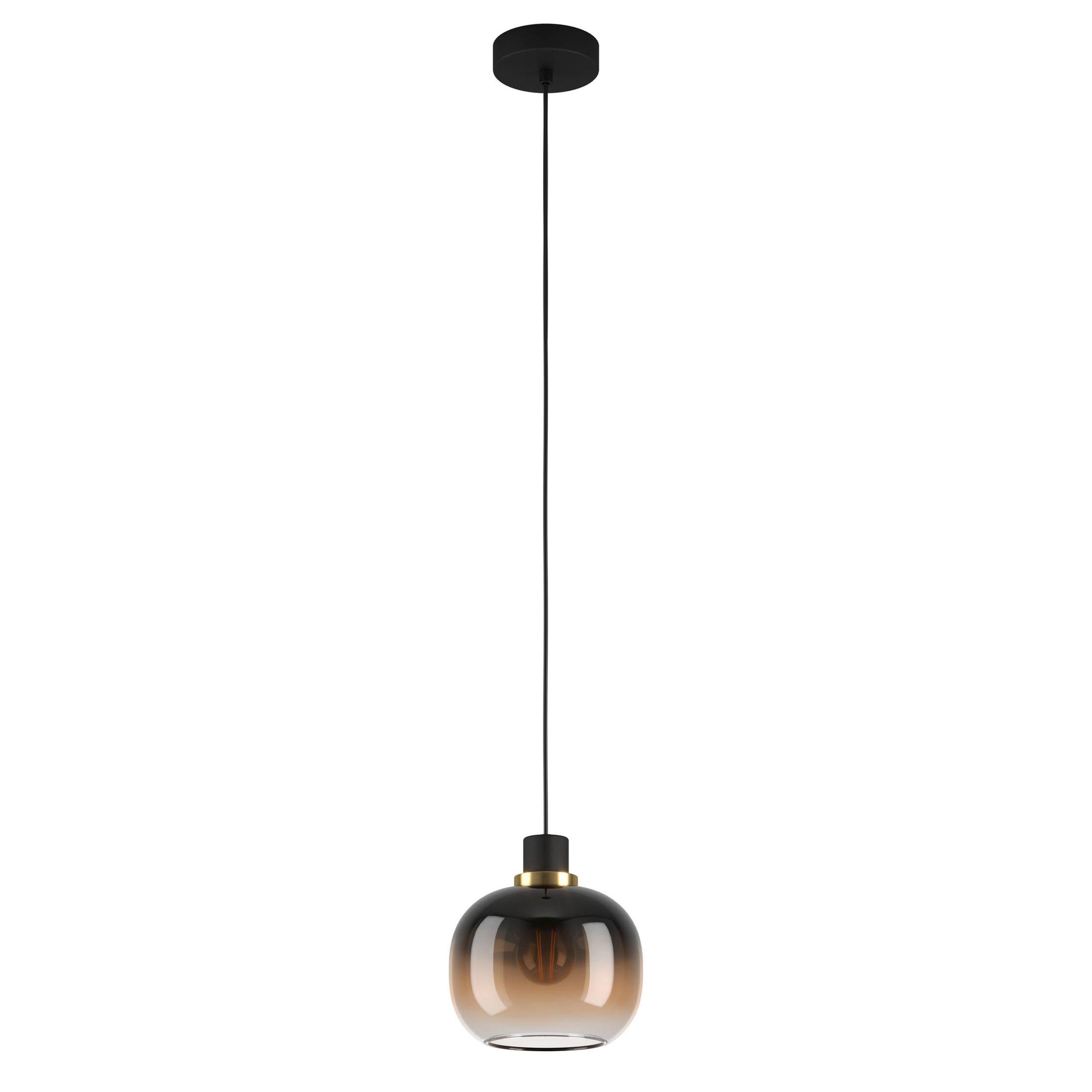 Suspension OILELLA noir/marron Ø19cm