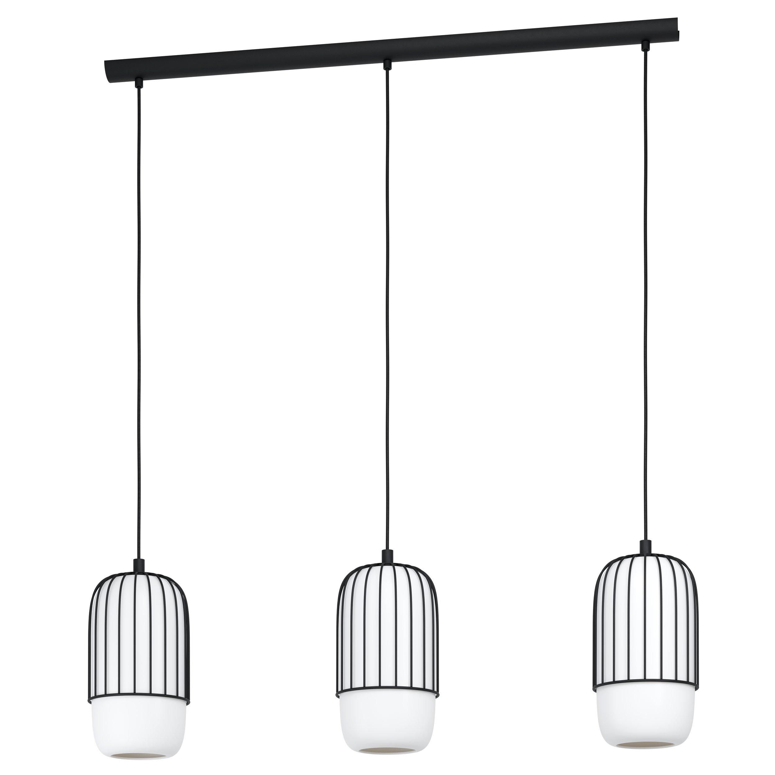 Suspension MULEGES noir L96cm