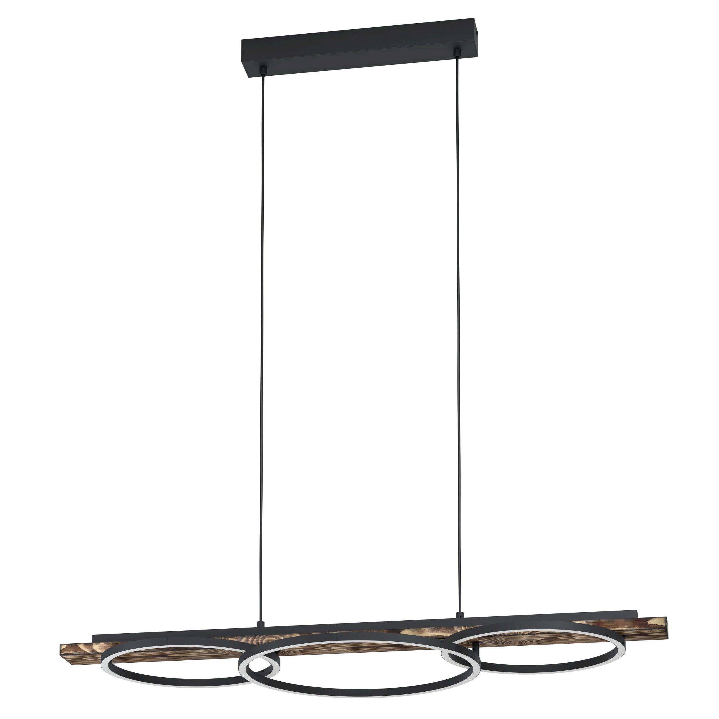 Suspension LED BOYAL bois/marron L101cm
