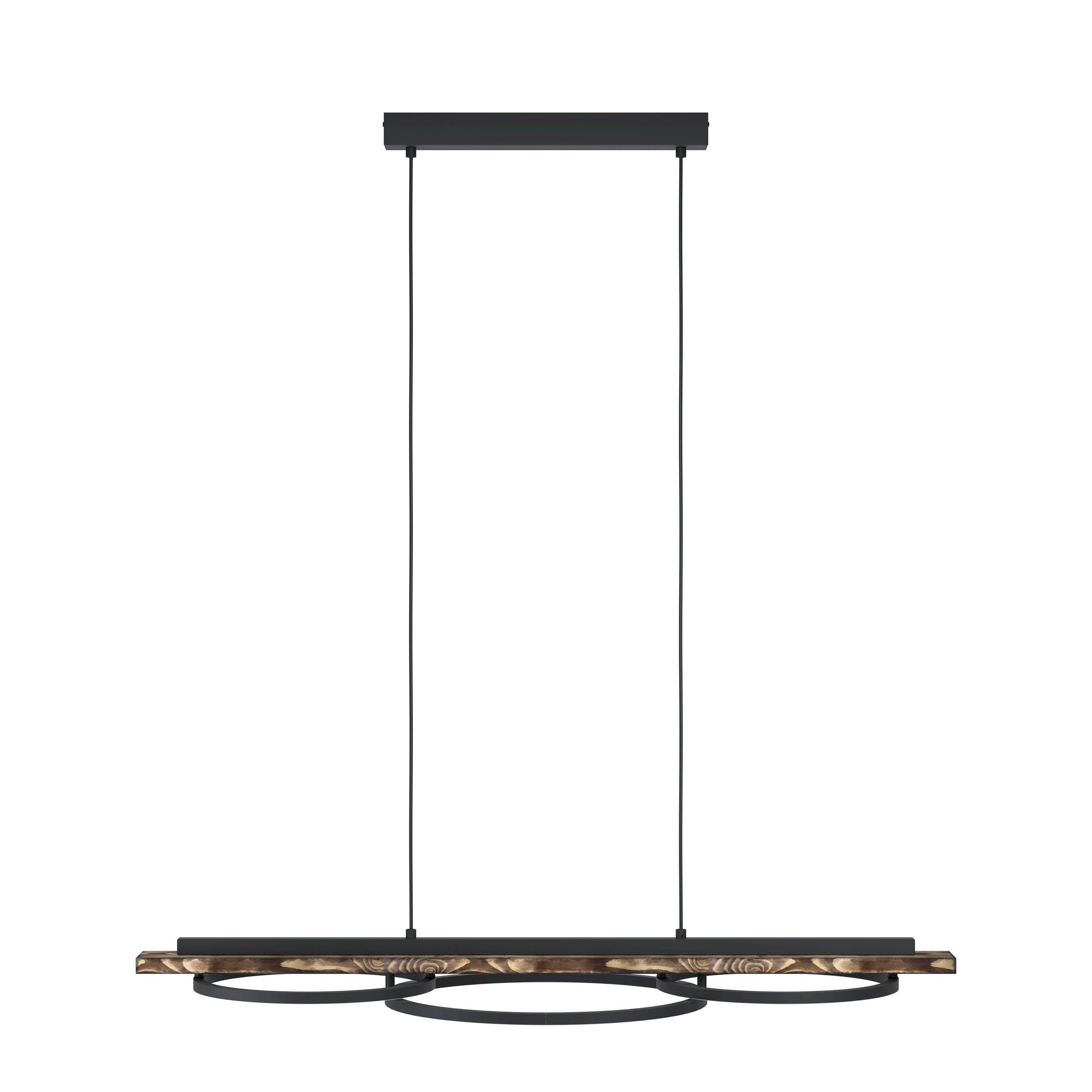 Suspension LED BOYAL bois/marron L101cm